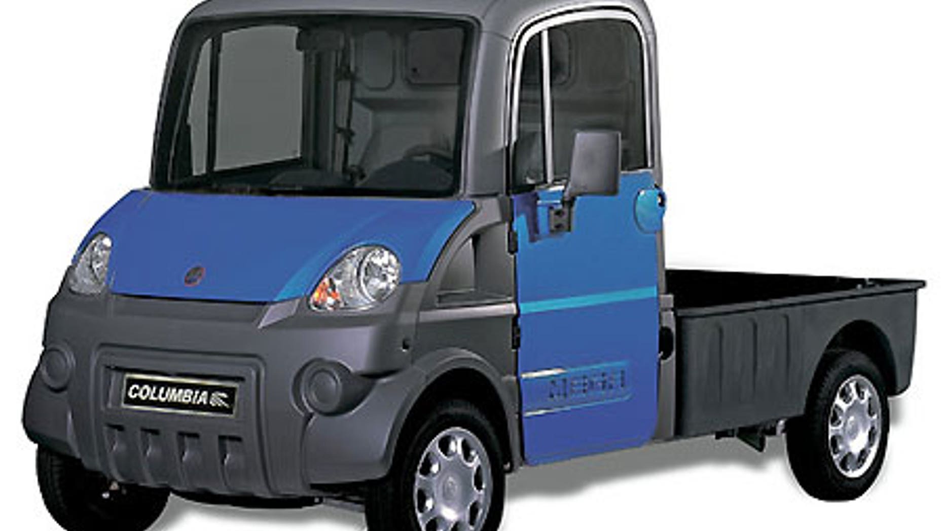 The Columbia ParCar Mega is one heavy-duty, low-speed electric vehicle the Army is considering for on-base use.