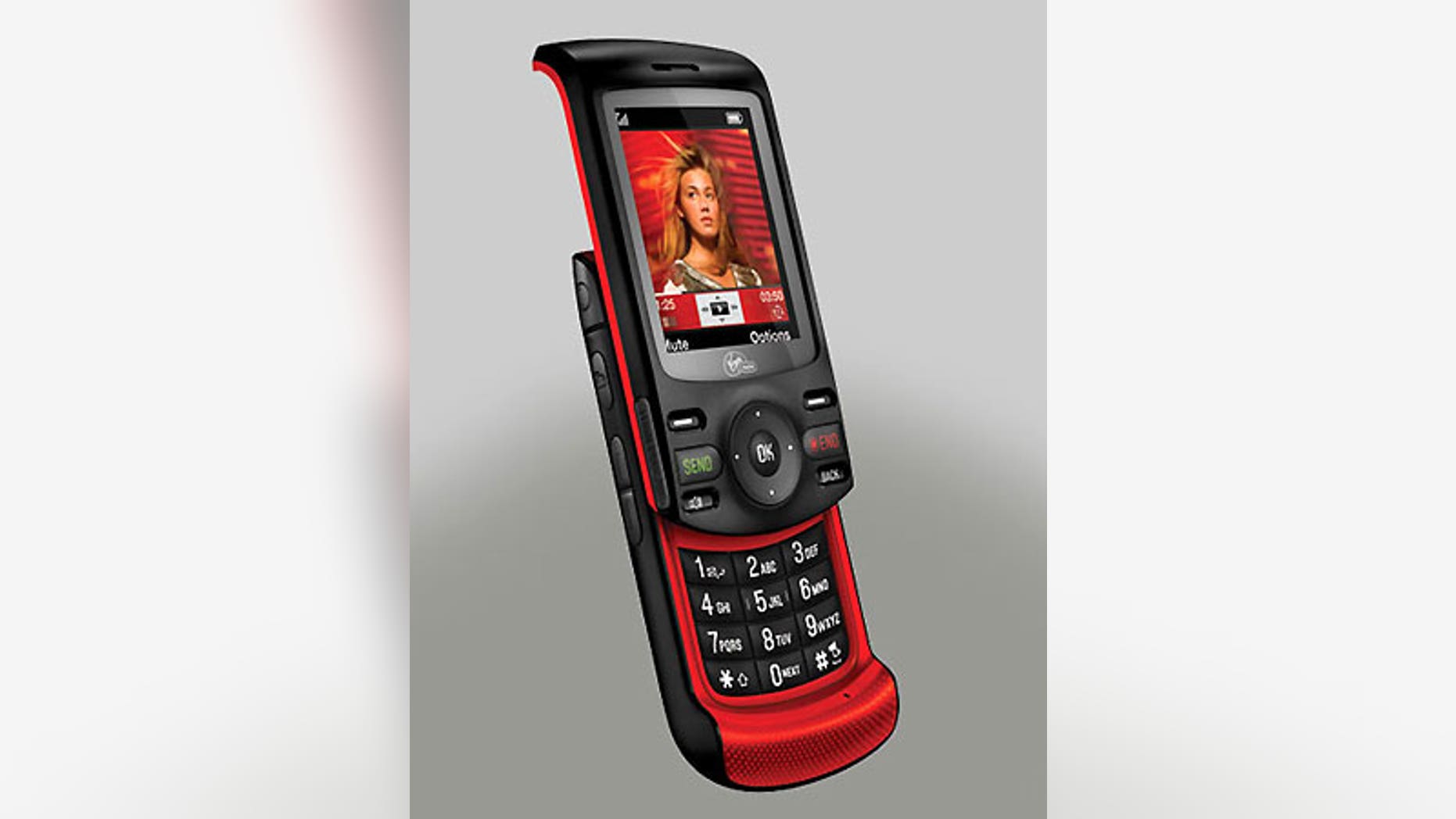 Virgin Mobile's 'Shuttle' phone, made by UTStarcom.