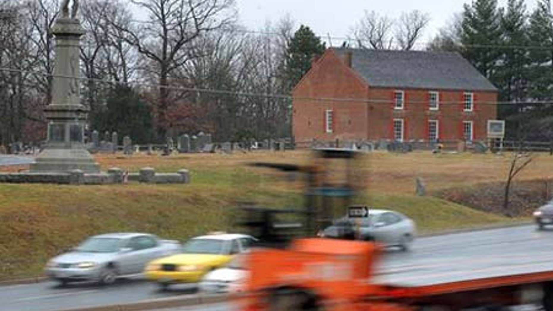 Dec. 10, 2008: A view of Salem Church Battlefield site in Fredericksburg, Va.