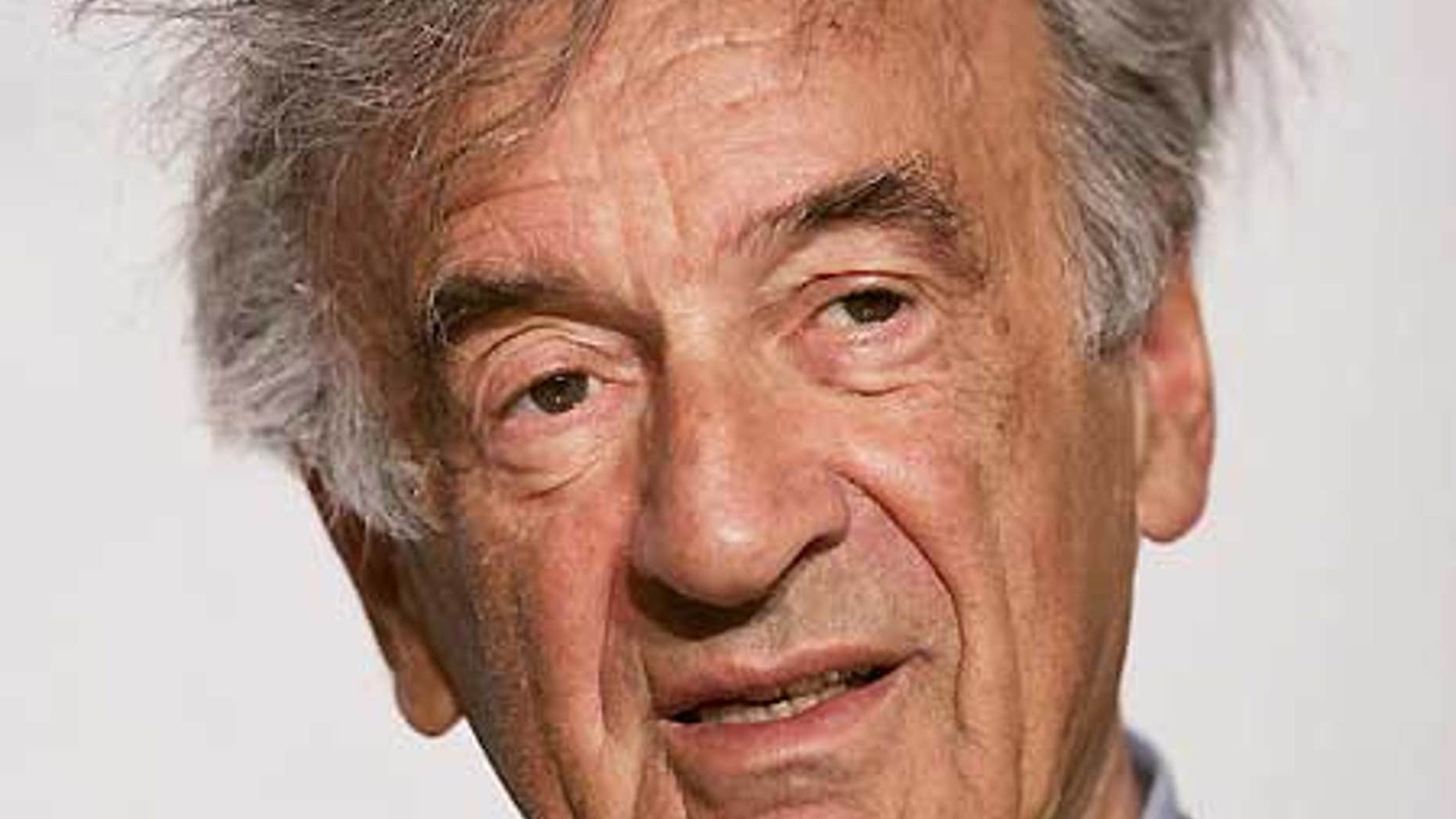 Holocaust survivor and author Elie Wiesel. (AP)