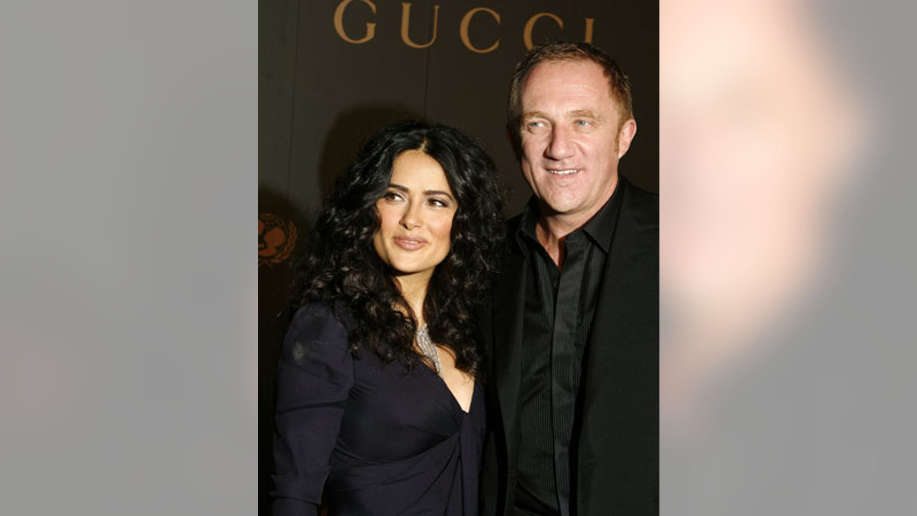 Salma Hayek and husband, French billionaire Francois Henri Pinault.