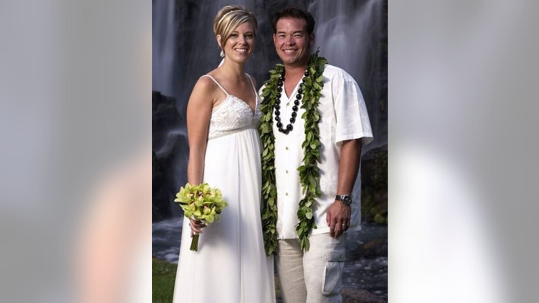 Jon and Kate Gosselin in happier times, shown here renewing their wedding vows in Hawaii in 2008.