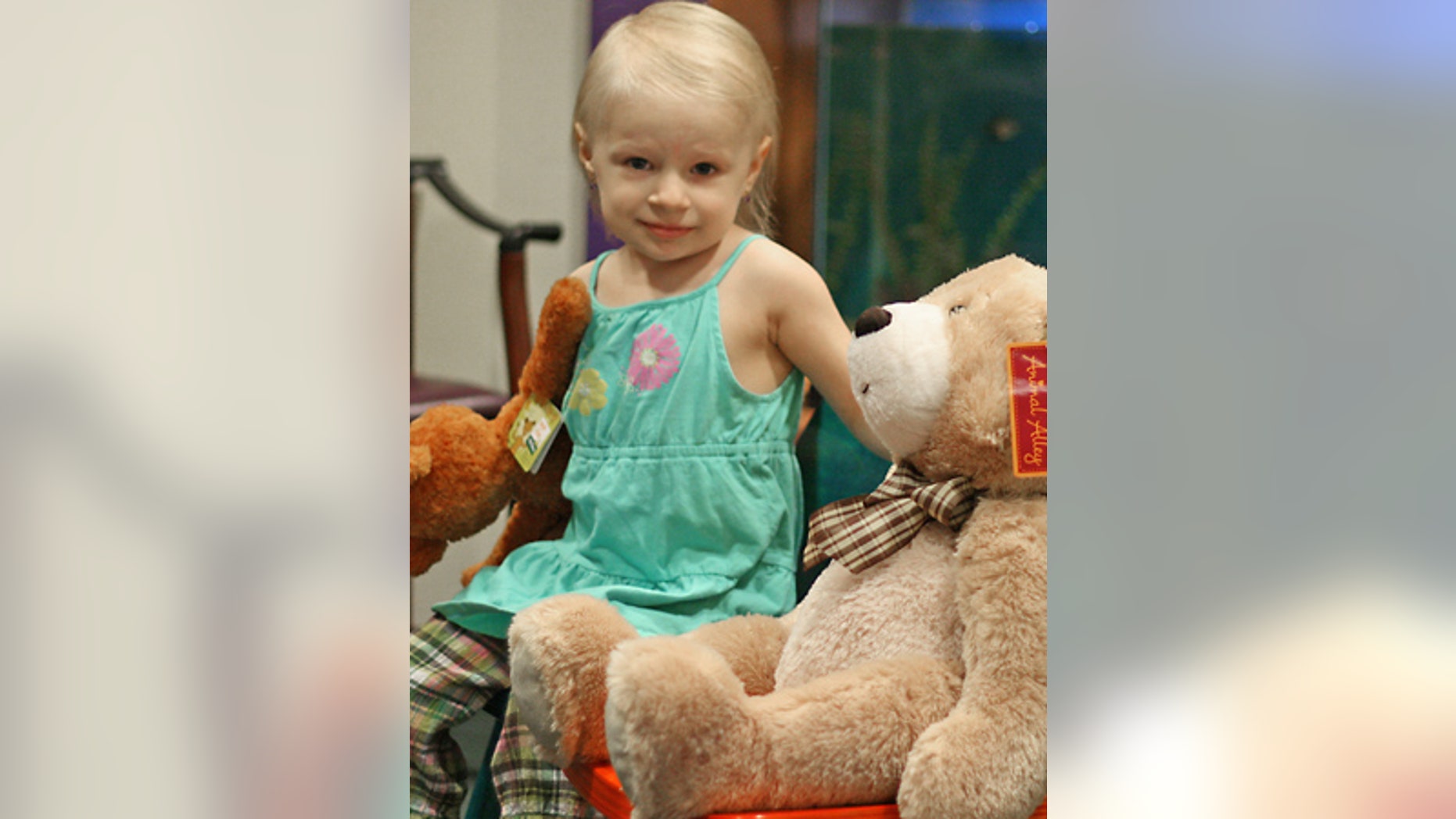 An MRI taken last month found no trace of the tumor once near the cerebellum of Madison Kegler, 3, of Washington, Mich.