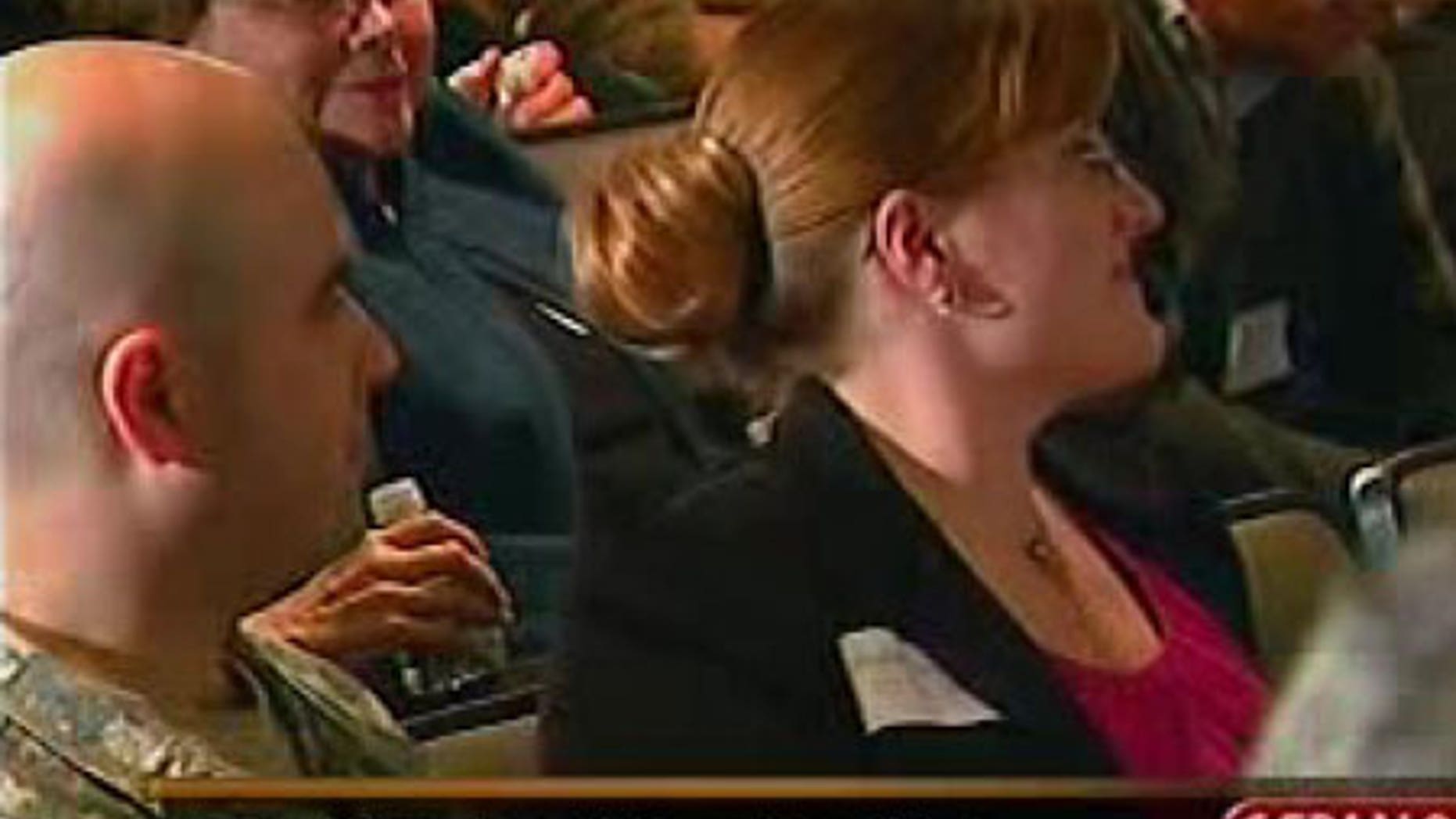 Army Maj. Nidal Hasan is seen here at conference on the Israeli-Palestinian conflict at George Washington University in January.