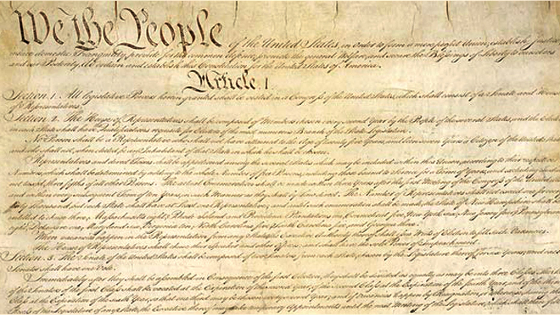 The United States Constitution. (ARCHIVES.GOV)