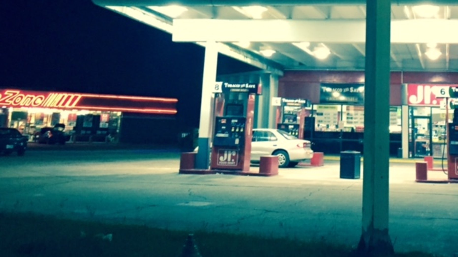 The Texaco station in Petal, Mississippi.