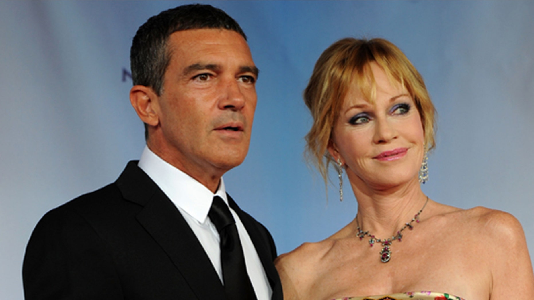 SANTA MONICA, CA - SEPTEMBER 10: Actor Antonio Banderas and actress Melanie Griffith arrive at the 2011 NCLR ALMA Awards held at Santa Monica Civic Auditorium on September 10, 2011 in Santa Monica, California. (Photo by Kevin Winter/Getty Images for NCLR)
