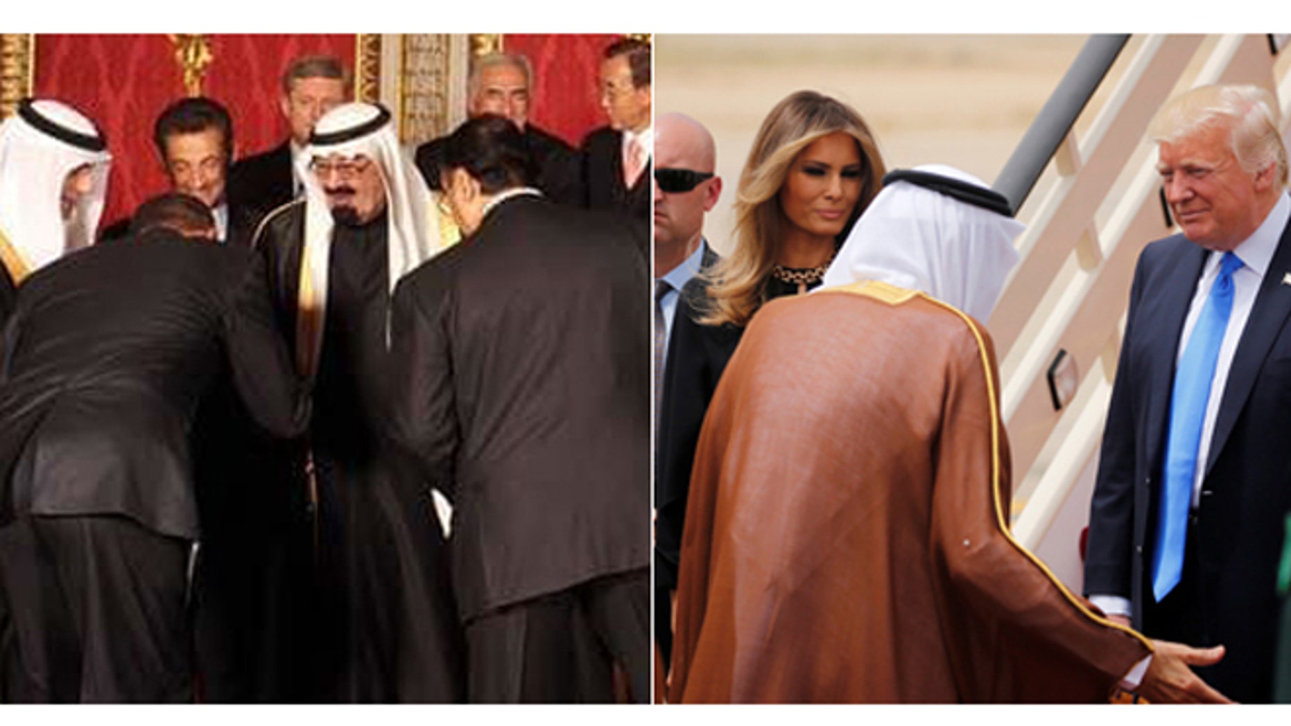 Trump Shakes Hands With Saudi Leader Doesn T Bow As Obama Appeared To