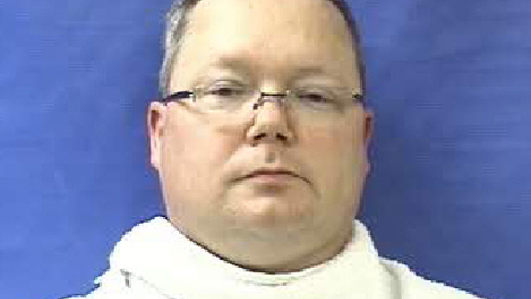 This photo provided by the Kaufman County Sheriff's Office shows Eric Williams. Williams was admitted to the Kaufman County Jail, in Kaufman, Texas, early Saturday, April 13, 2013, and charged with making a "terroristic threat." Federal and local authorities searched Williams' home Friday as part of an investigation into the deaths of District Attorney Mike McLelland and his wife, Cynthia. (AP Photo/Kaufman County Sheriff's Office)