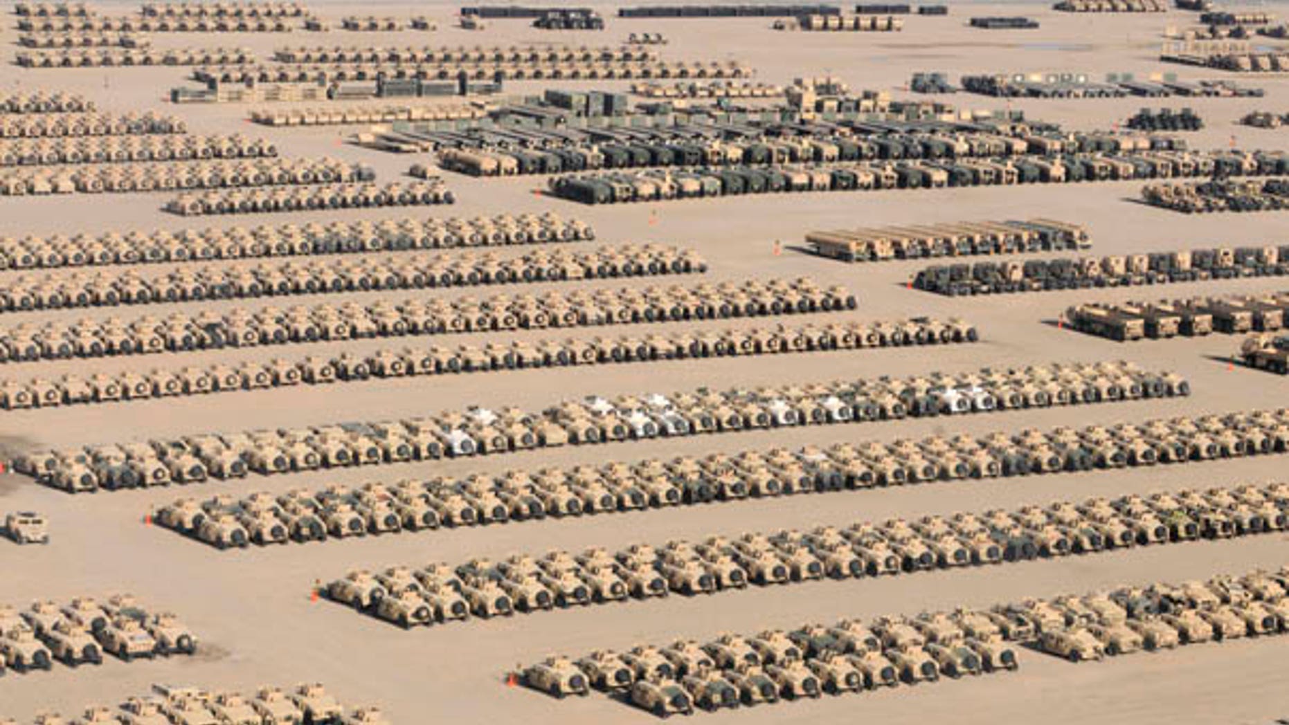U.S. military equipment like this will have to be removed from Iraq over the next year. (Courtesy of the Pentagon)