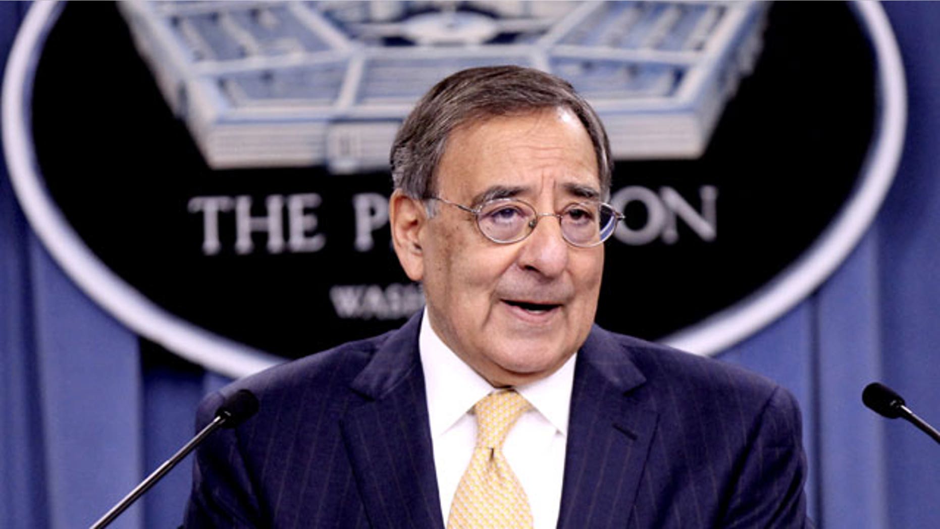 In this January 5, 2012 file photo, Defense Secretary Leon Panetta speaks at the Pentagon.