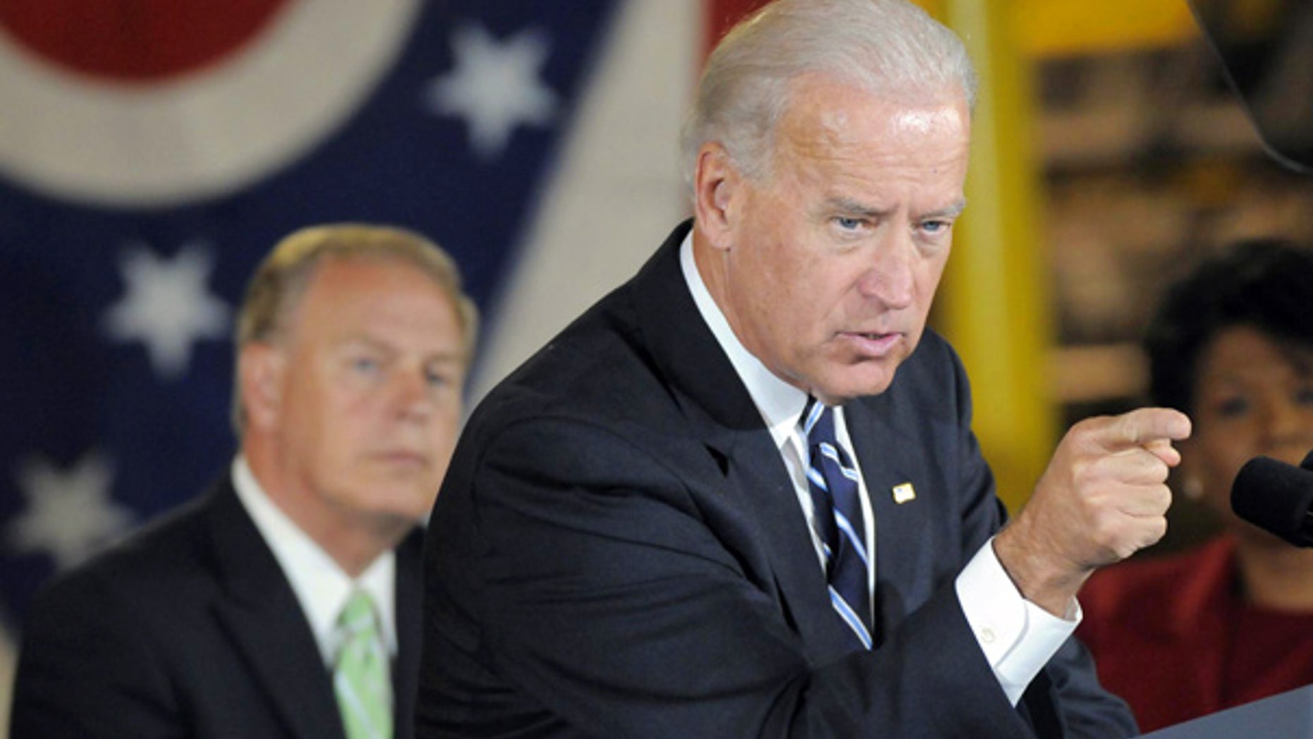Oct. 4: Vice President Joe Biden at a campaign rally in Youngstown, Ohio.