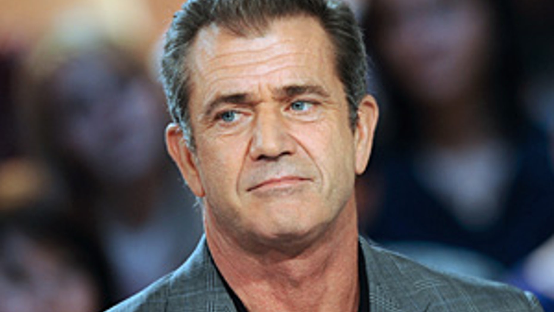 US actor Mel Gibson attends the TV broadcast show "Le Grand Journal" on Canal + channel on February 3, 2010 in Paris. Gibson presented "Hors de Controle" (Out of Control) movie by Martin Campbell. AFP PHOTO BERTRAND LANGLOIS (Photo credit should read BERTRAND LANGLOIS/AFP/Getty Images)