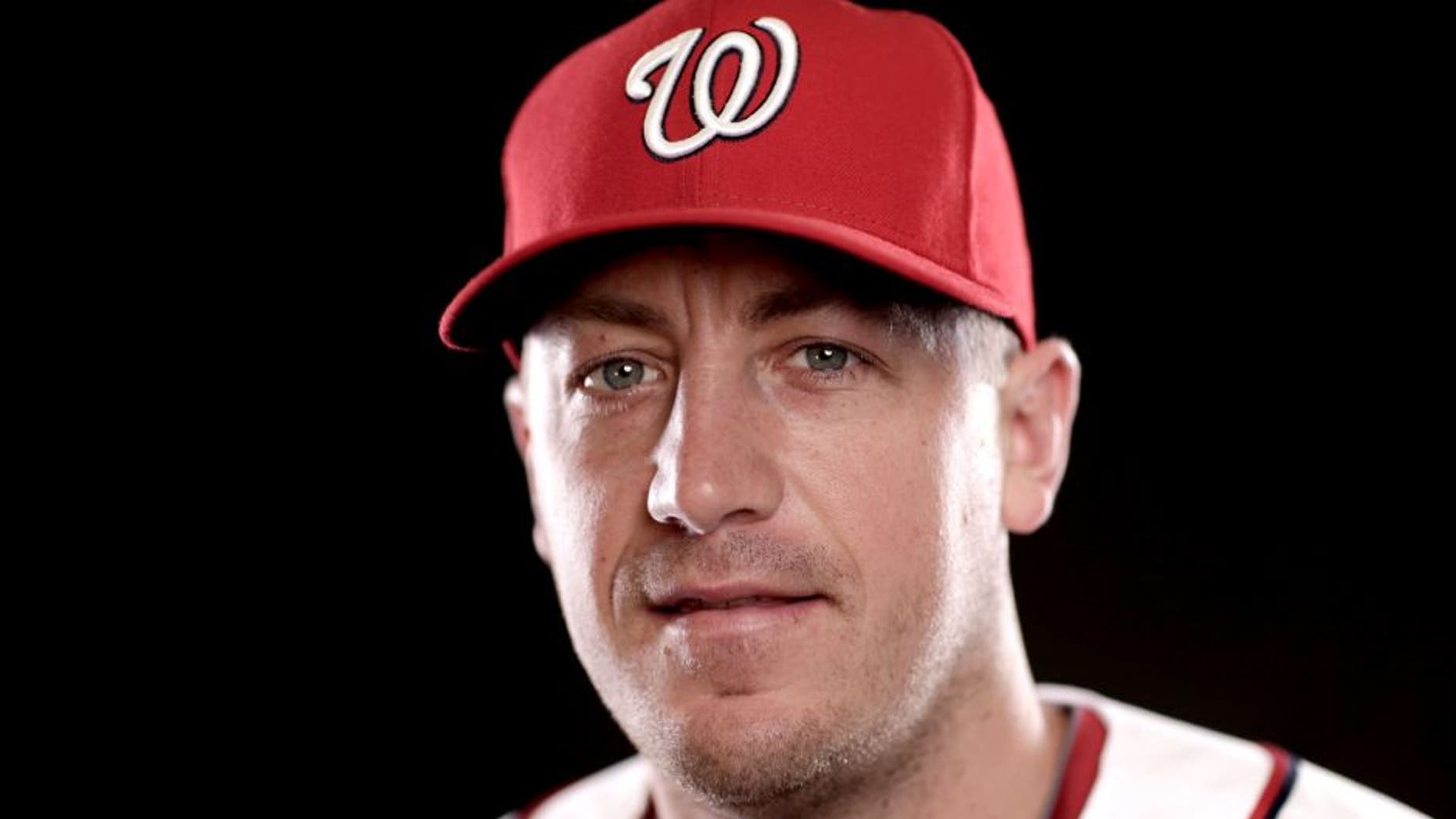 VIERA, FL - MARCH 01: Jordan Zimmermann #27 of the Washington Nationals poses for a portrait during photo day at Space Coast Stadium on March 1, 2015 in Viera, Florida. (Photo by Chris Trotman/Getty Images)
