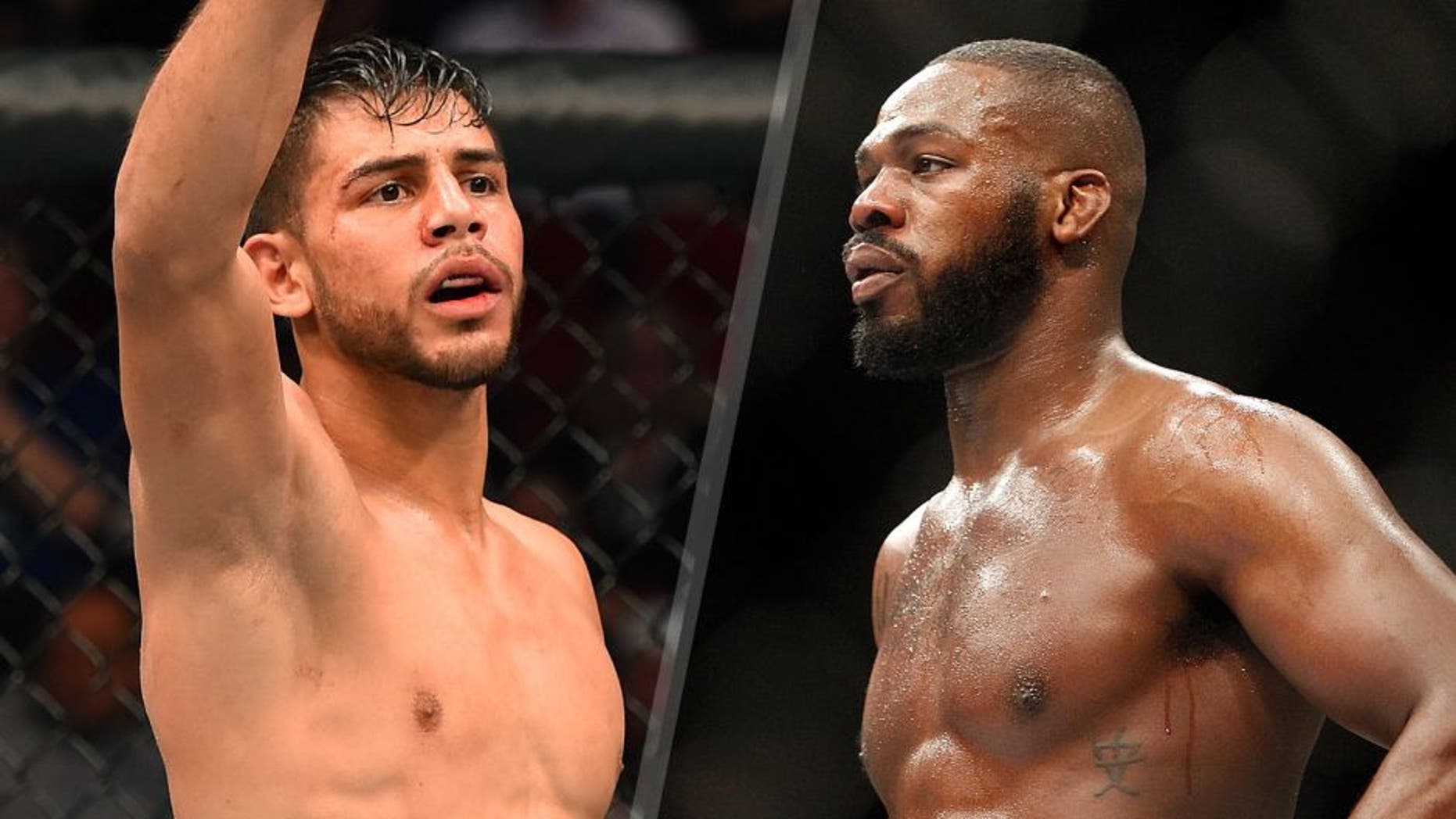 Yair Rodriguez raises his hand after facing Dan Hooker in their featherweight bout during the UFC 192 event at the Toyota Center on October 3, 2015 in Houston, Texas. (Photo by Josh Hedges/Zuffa LLC/Zuffa LLC via Getty Images) Light heavyweight champion Jon Jones waits in a timeout as he defends his title against Daniel Cormier during the UFC 182 event at the MGM Grand Garden Arena on January 3, 2015 in Las Vegas, Nevada. Jones retained his title by unanimous decision. (Photo by Steve Marcus/Getty Images)