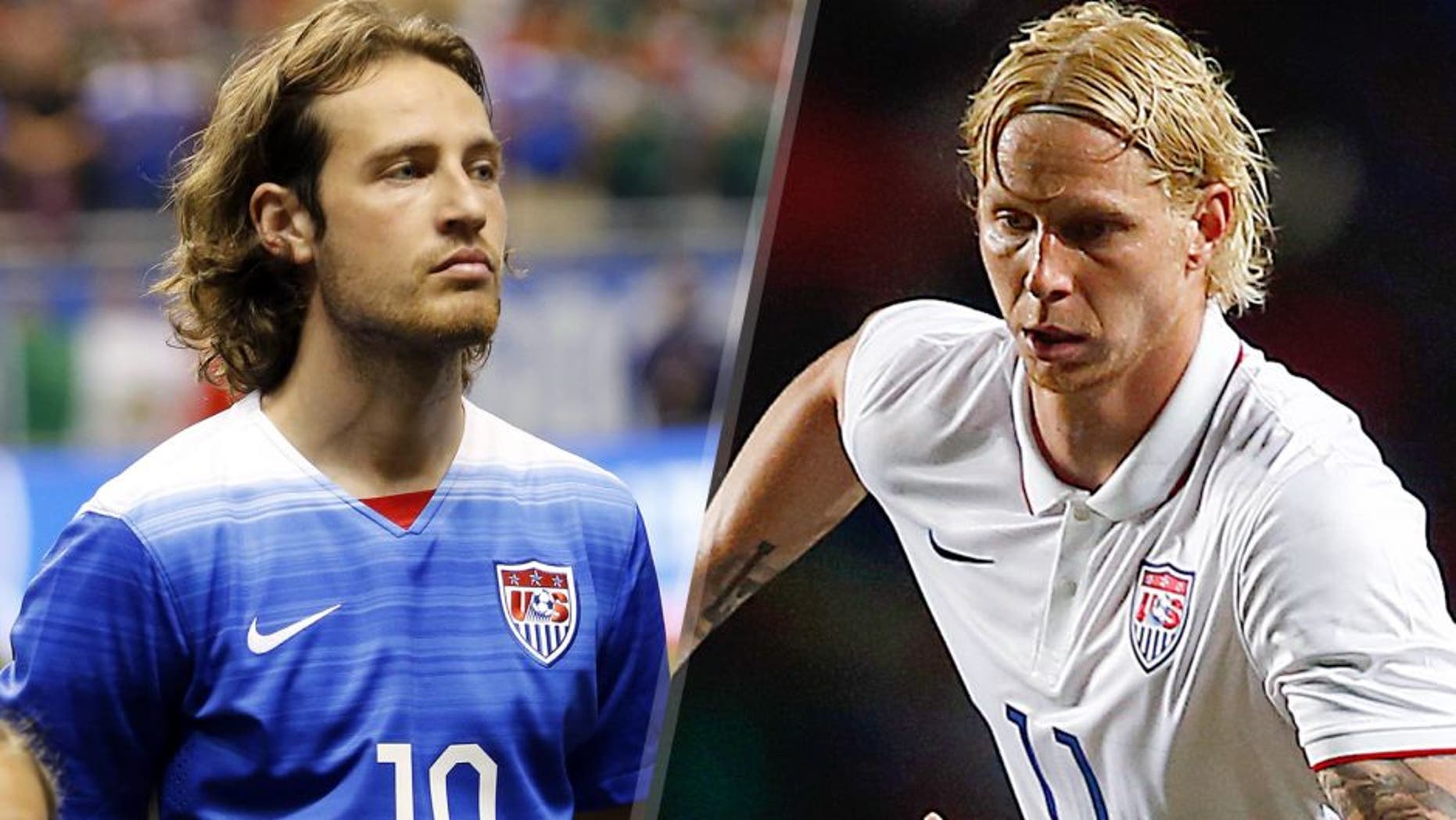 SAN ANTONIO, TX - APRIL 15: A head shot of Mix Diskerud #10 of the United States before the international match with Mexico at the Alamodome on April 15, 2015 in San Antonio, Texas. (Photo by Chris Covatta/Getty Images) RANCAGUA, CHILE - JANUARY 28: Brek Shea of USA during a friendly match between Chile and USA at El Teniente Stadium on January 28, 2015 in Santiago, Chile. (Photo by Franco Moreno/LatinContent/Getty Images)