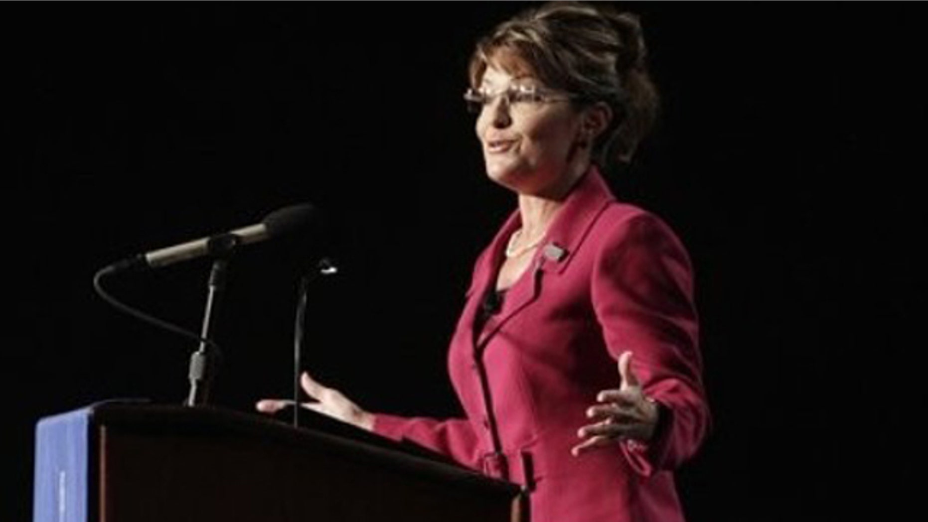 Oct. 7: Former Alaska Gov. Sarah Palin speaks at a benefit dinner for Faulkner University in Montgomery, Ala.