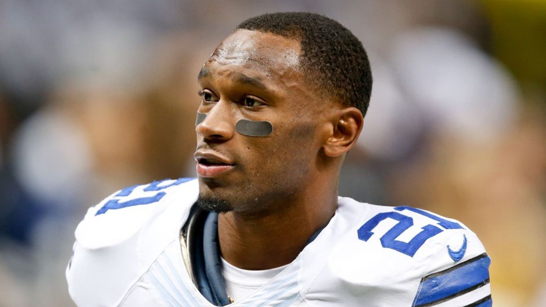 Nov 10, 2013; New Orleans, LA, USA; Dallas Cowboys running back Joseph Randle (21) against the New Orleans Saints prior to a game at Mercedes-Benz Superdome. Mandatory Credit: Derick E. Hingle-USA TODAY Sports
