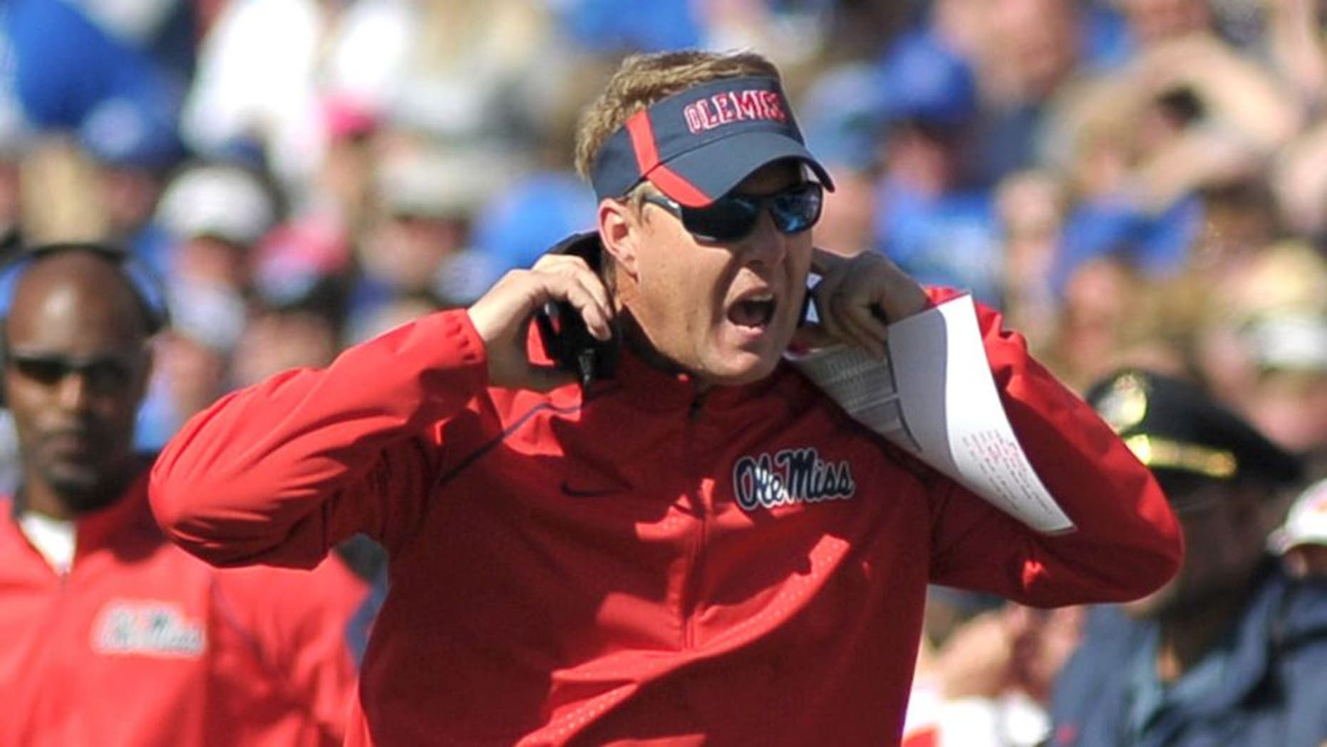 Hugh Freeze of Ole Miss in October 2015.