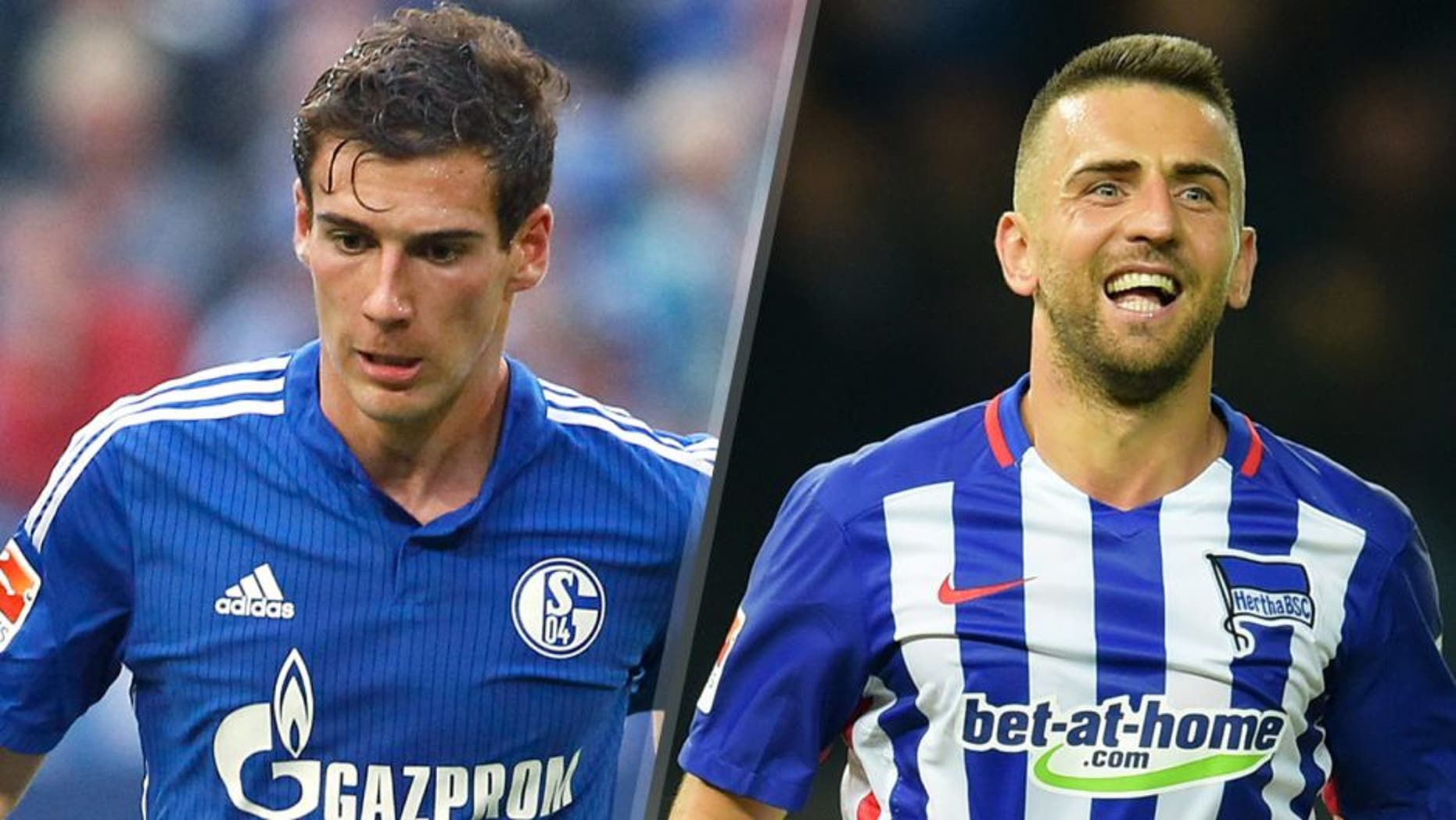 GELSENKIRCHEN, GERMANY - SEPTEMBER 13: Leon Goretzka of Schalke runs with the ball during the Bundesliga match between FC Schalke 04 and 1. FSV Mainz 05 at Veltins-Arena on September 13, 2015 in Gelsenkirchen, Germany. (Photo by Mika Volkmann/Bongarts/Getty Images) BERLIN, GERMANY - SEPTEMBER 22: Vedad Ibisevic of Hertha BSC celebrates after scoring the 2:0 during the game between Hertha BSC and dem 1. FC Koeln on september 22, 2015 in Berlin, Germany. (Photo by City-Press via Getty Images)