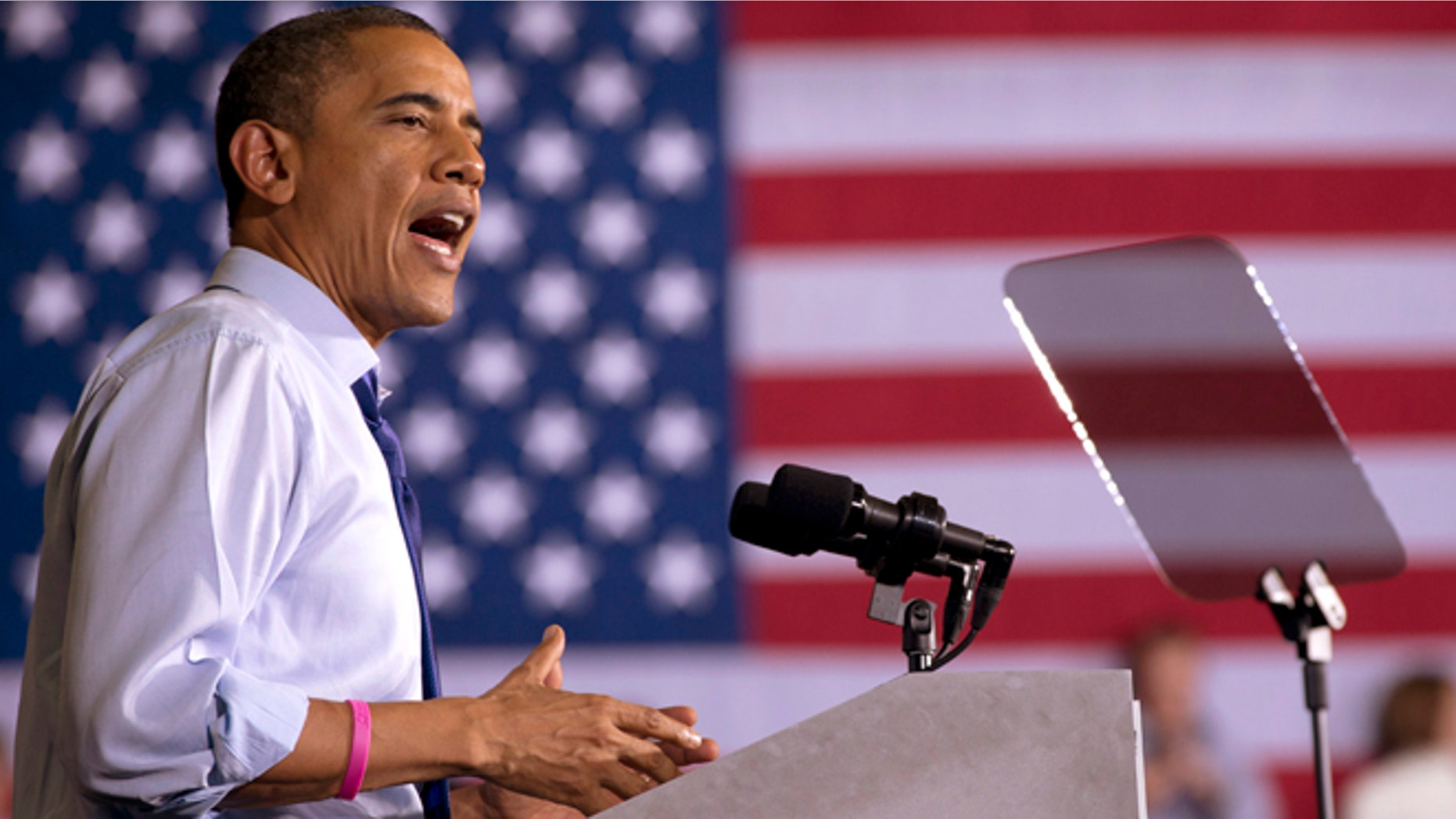Oct. 17, 2012: President Barack Obama speaks at a campaign event at Cornell College in Mt. Vernon, Iowa.