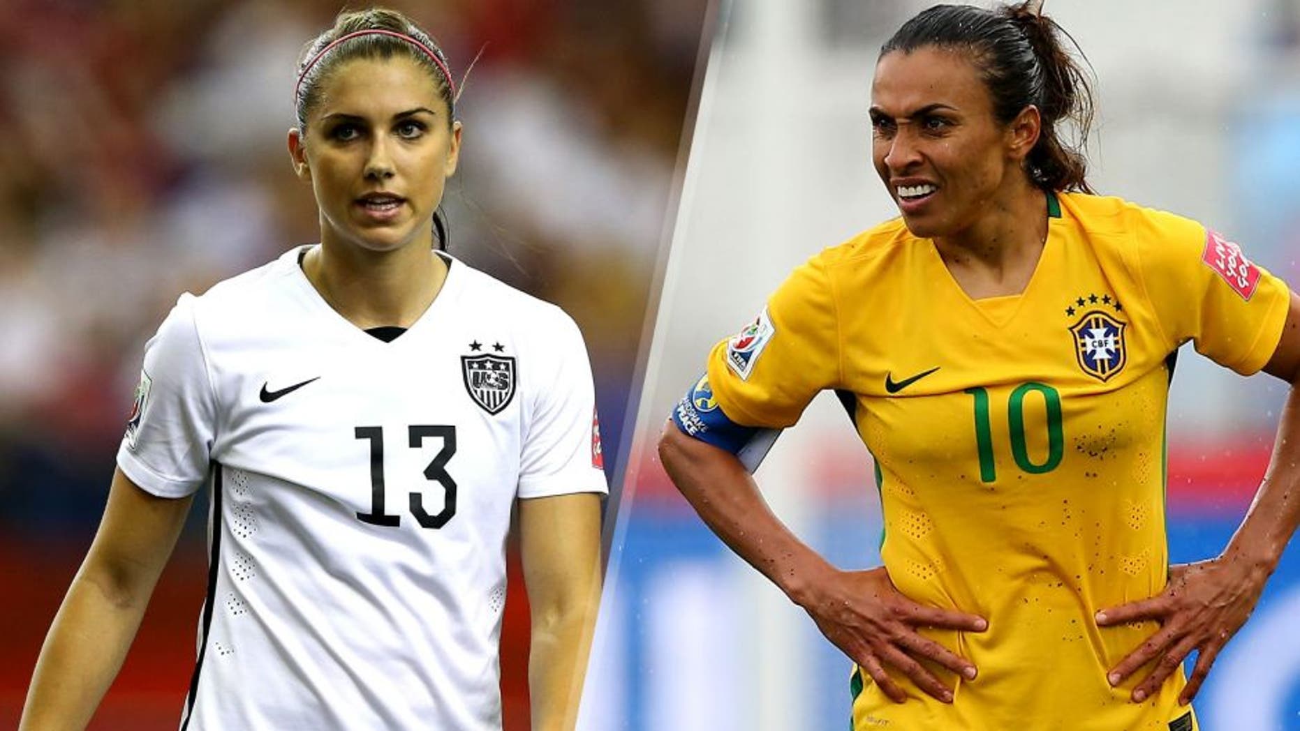 MONTREAL, QC - JUNE 30: Alex Morgan #13 of the United States looks on in the first half against Germany in the FIFA Women's World Cup 2015 Semi-Final Match at Olympic Stadium on June 30, 2015 in Montreal, Canada. (Photo by Elsa/Getty Images) MONTREAL, QC - JUNE 30: Alex Morgan #13 of the United States looks on in the first half against Germany in the FIFA Women's World Cup 2015 Semi-Final Match at Olympic Stadium on June 30, 2015 in Montreal, Canada. (Photo by Elsa/Getty Images)