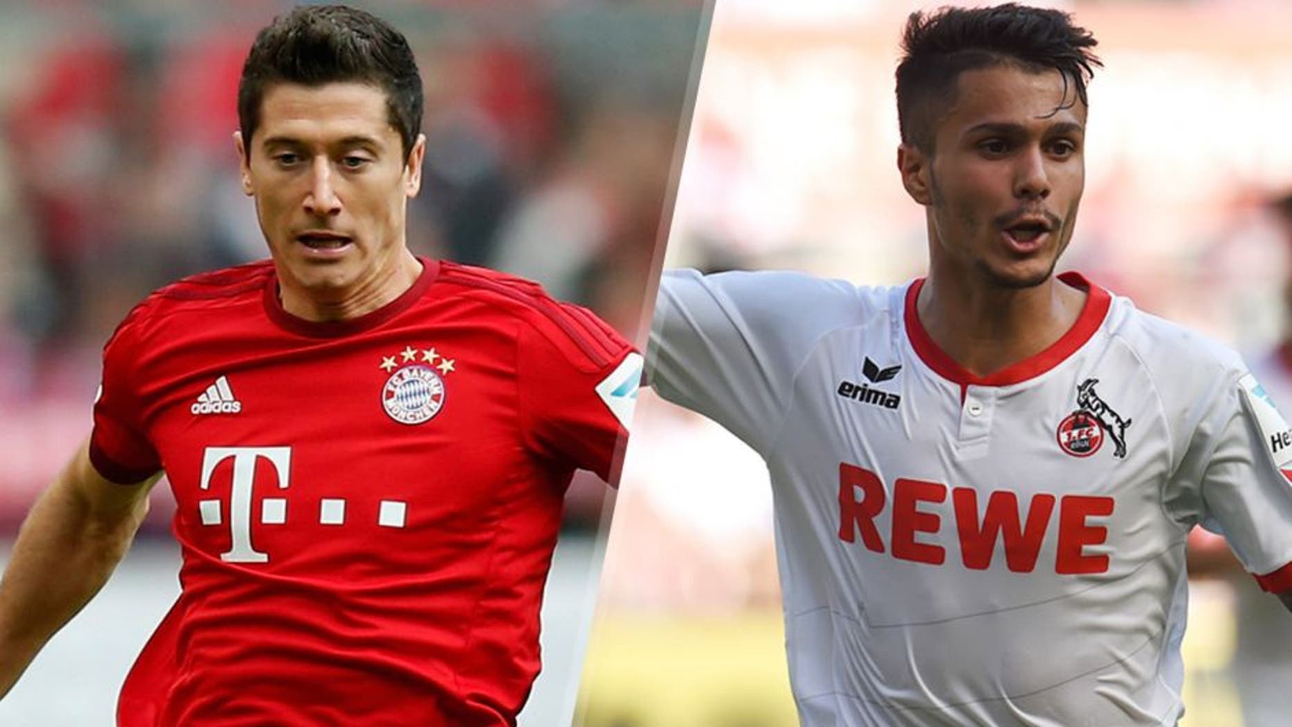 MUNICH, GERMANY - OCTOBER 04: Robert Lewandowski of Bayern Muenchen runs with the ball during the Bundesliga match between FC Bayern Muenchen and Borussia Dortmund at Allianz Arena on October 4, 2015 in Munich, Germany. (Photo by Boris Streubel/Getty Images) Cologne's midfielder Leonardo Bittencourt reacts during the German first division Bundesliga football match 1FC Cologne vs Hamburger SV in Cologne, western Germany, on August 29, 2015. Cologne wins 2-1. AFP PHOTO / PATRIK STOLLARZ