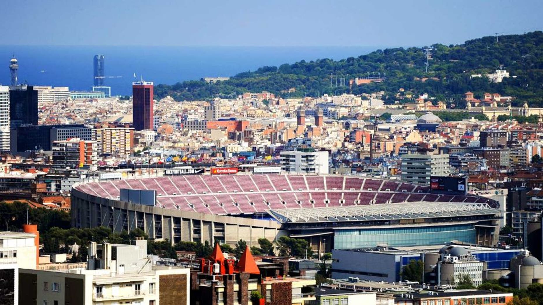 BARCELONA, SPAIN - AUGUST 18: A general view of the Camp Nou Stadium prior to the La Liga match between FC Barcelona and Levante UD on August 18, 2013 in Barcelona, Spain. (Photo by David Ramos/Getty Images)