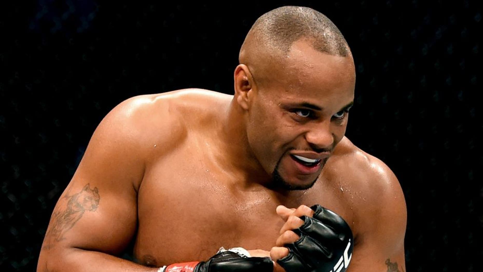 HOUSTON, TX - OCTOBER 03: Daniel Cormier circles Alexander Gustafsson in their UFC light heavyweight championship bout during the UFC 192 event at the Toyota Center on October 3, 2015 in Houston, Texas. (Photo by Josh Hedges/Zuffa LLC/Zuffa LLC via Getty Images)