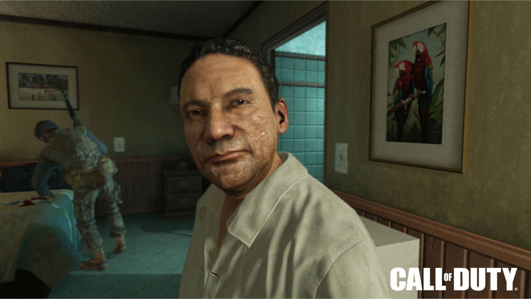 This image provided by Activision Blizzard Inc. shows Manuel Noriega as depicted in "Call of Duty: Black Ops II."