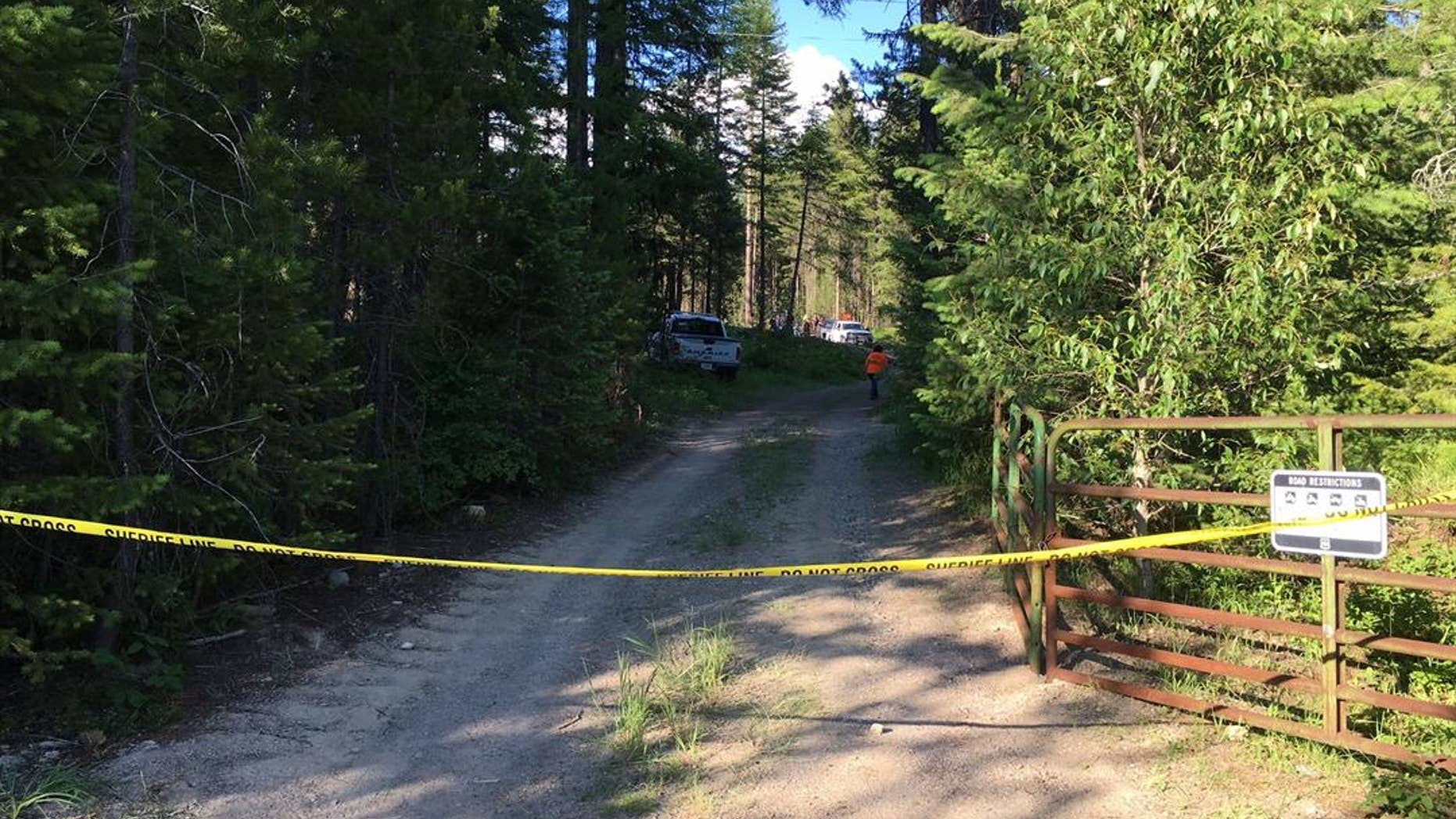 June 30, 2016: A trail leading to Halfmoon Lake in Glacier National Park is closed while officials hunt a bear that attacked and killed a U.S. Forest Service officer Wednesday.