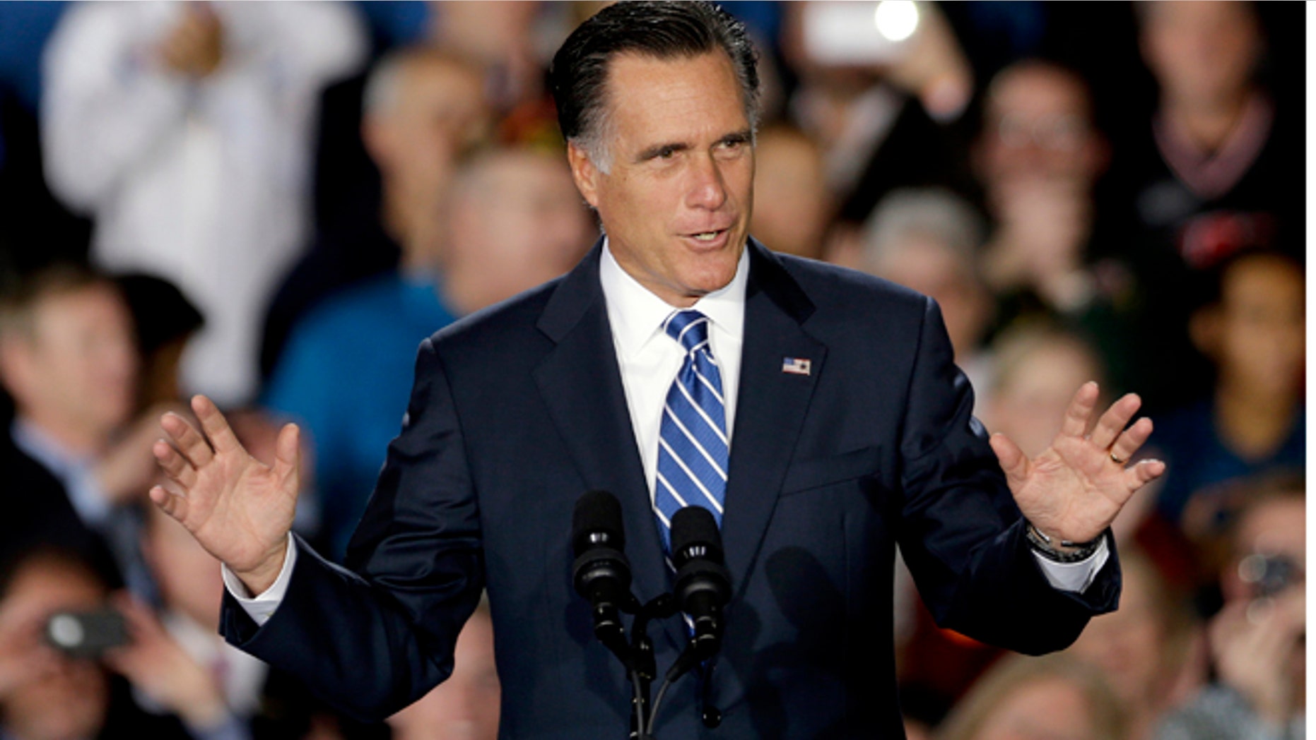 Nov. 2, 2012: Republican presidential nominee Mitt Romney at Wisconsin Products Pavilion at State Fair Park.