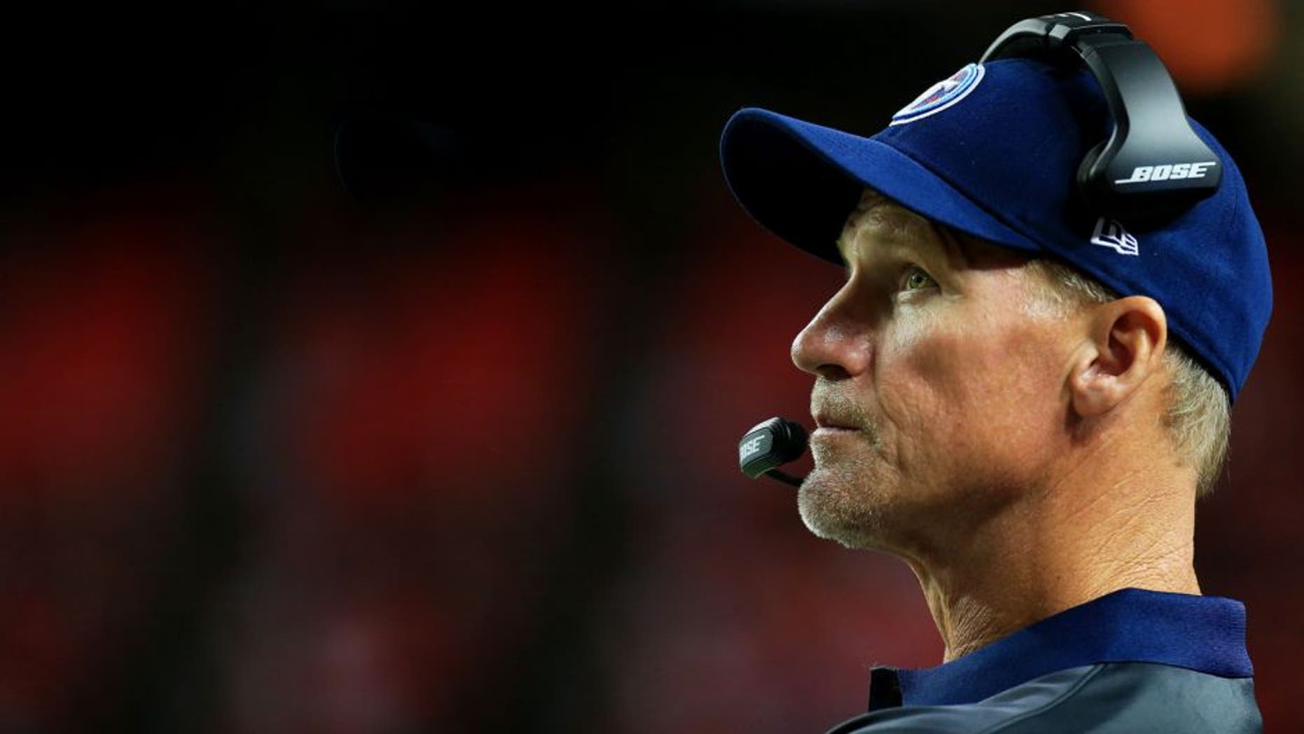 ATLANTA, GA - AUGUST 14: Head coach Ken Whisenhunt of the Tennessee Titans looks on in the second half of a preseason game against the Atlanta Falcons at the Georgia Dome on August 14, 2015 in Atlanta, Georgia. (Photo by Daniel Shirey/Getty Images)