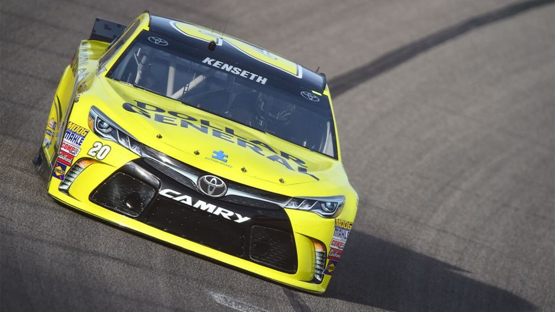 Matt Kenseth, driver of the #20 Dollar General Toyota, drives during qualifying for the NASCAR Sprint Cup Series Duck Commander 500 at Texas Motor Speedway on April 10, 2015 in Fort Worth, Texas.