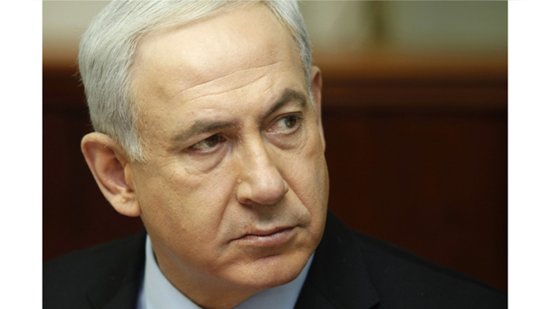 Nov. 4, 2012: Israeli Prime Minister Benjamin Netanyahu attends a weekly cabinet meeting in Jerusalem.