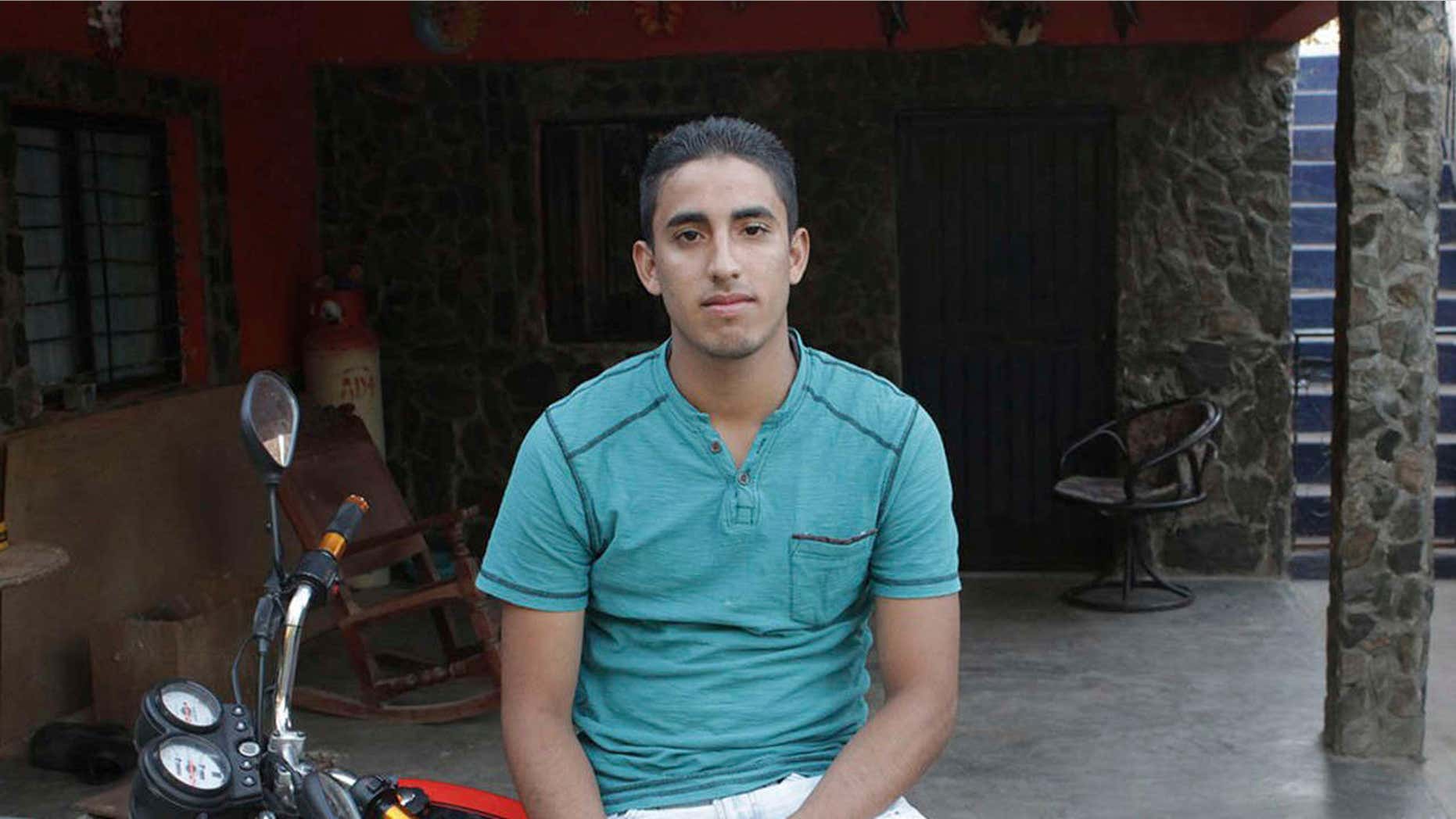 FILE: Juan Manuel Montes, 23, claims to be the first “Dreamer” to be deported under the Trump administration