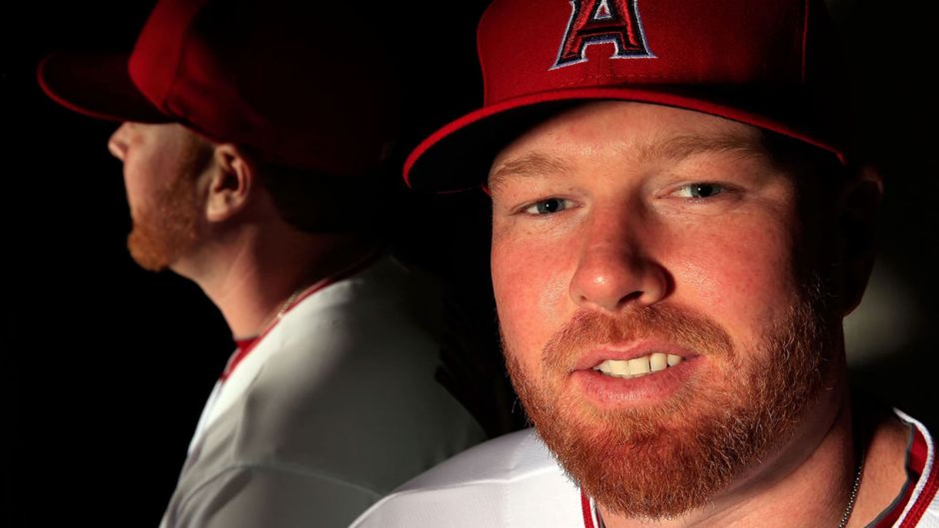 TEMPE, AZ - FEBRUARY 21: Pitcher Tommy Hanson #48 poses during the Los Angeles Angels of Anaheim Photo Day on February 21, 2013 in Tempe, Arizona. (Photo by Jamie Squire/Getty Images)