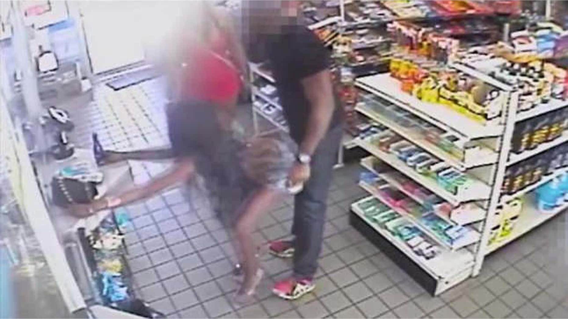 D.C. police release surveillance video of an alleged sexual assault that took place at a gas station on Oct. 7.