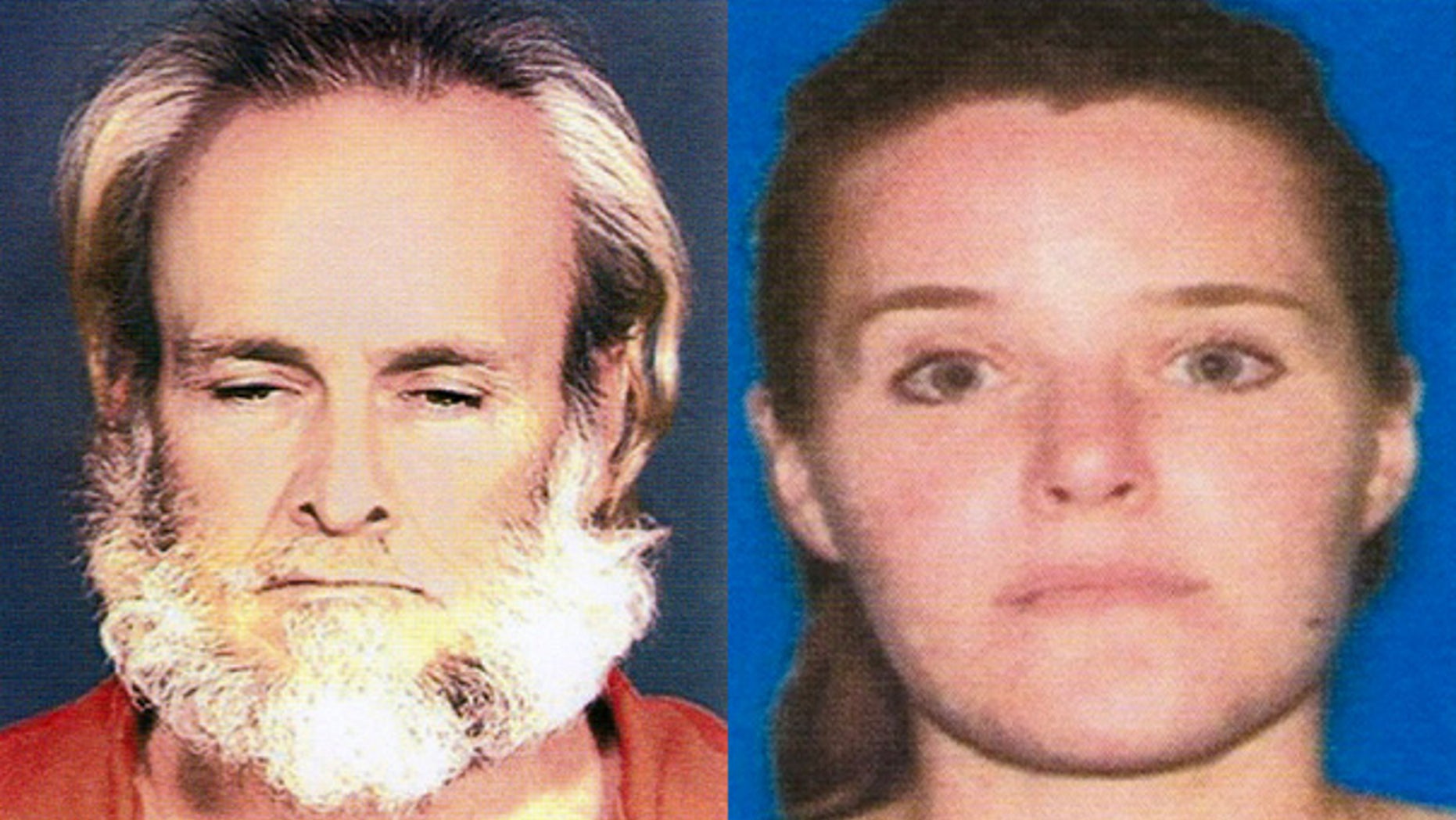 Thomas Steven Sanders, left, and Suellen Roberts, 31, mother of 12-year-old Lexis Kaye Roberts, are seen in undated photos provided by the FBI.