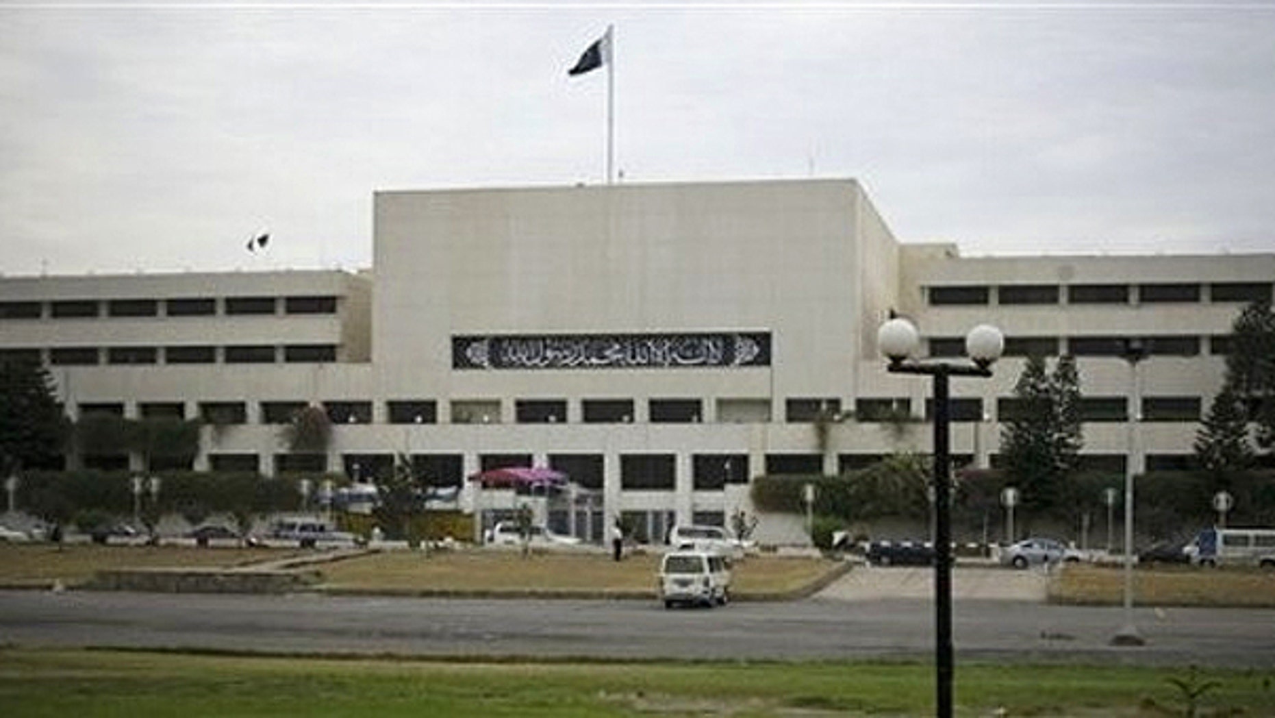In the June 29, 2010 photo, the Pakistani Parliament in Islamabad, Pakistan is shown.