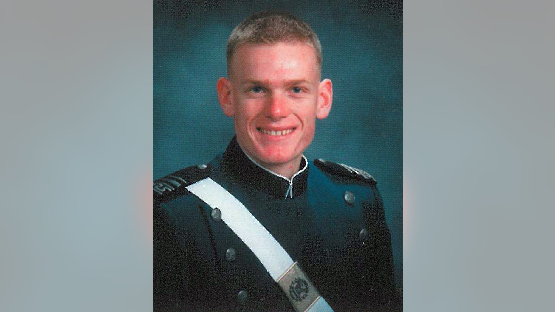 This 2003 photo released by the U.S. Air Force Academy shows Capt. Lucas Gruenther. The U.S. Air Force has identified Gruenther as the pilot of an F-16 fighter jet that went missing Monday, Jan. 28, 2013 on a training mission over the Adriatic Sea. (AP Photo/U.S. Air Force Academy)