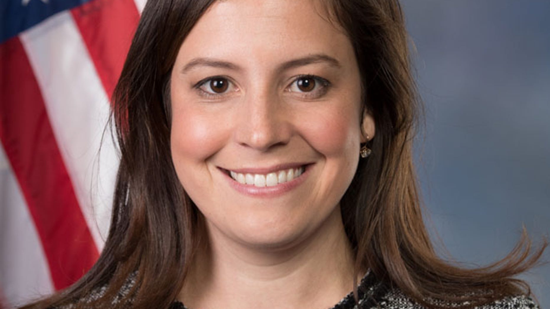 A Democratic candidate is facing calls to apologize after referring to New York Republican Rep. Elise Stefanik, pictured, as a "child."