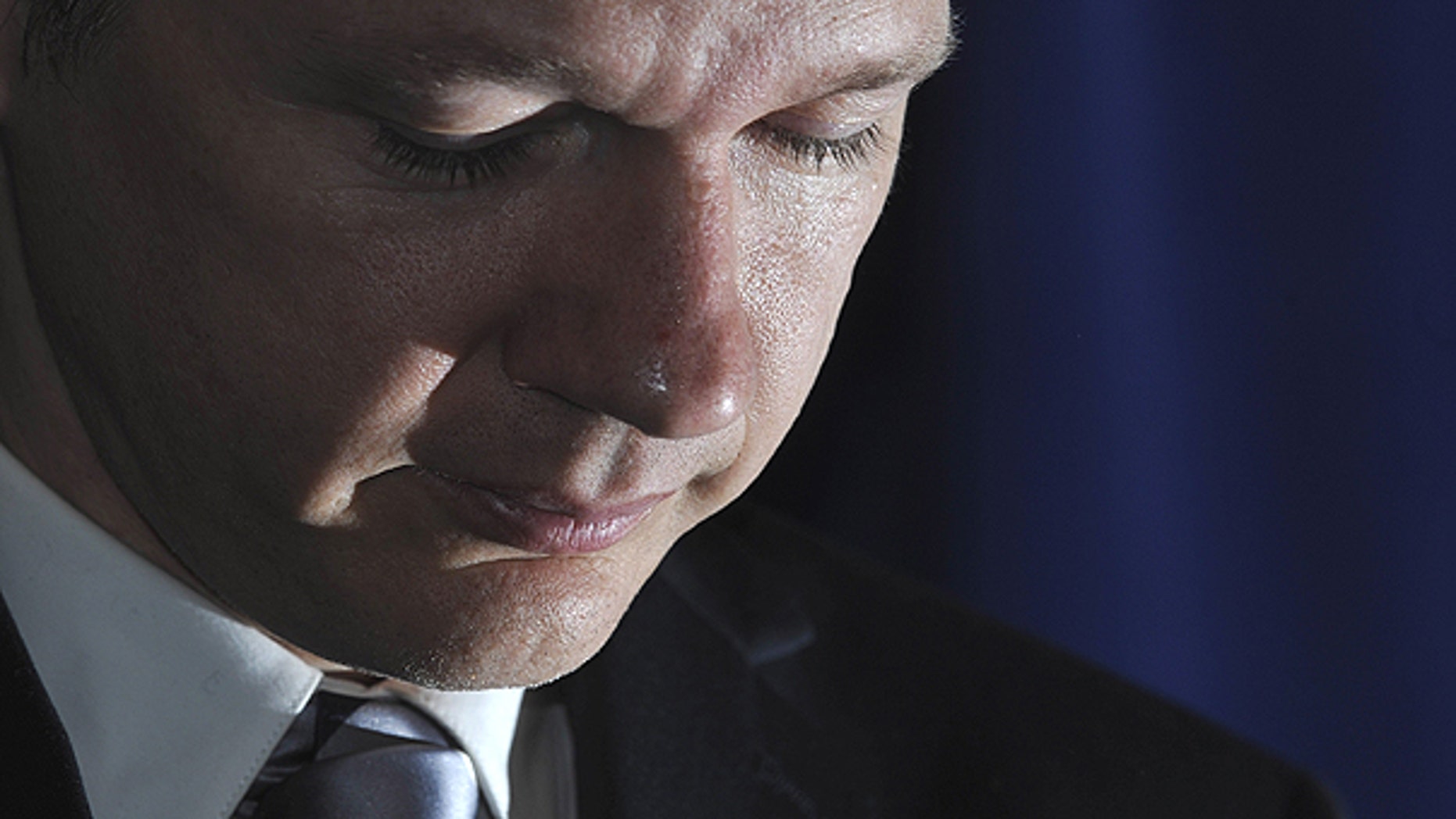 In this Oct. 23, 2010 file photo, WikiLeaks founder Julian Assange, speaks during a news conference in London. (AP)