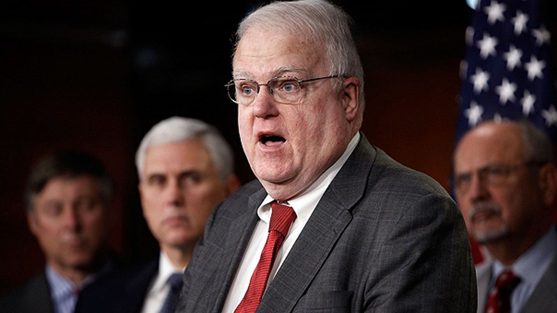 Rep. James Sensenbrenner, R-Wis., at a news conference in Washington last year.