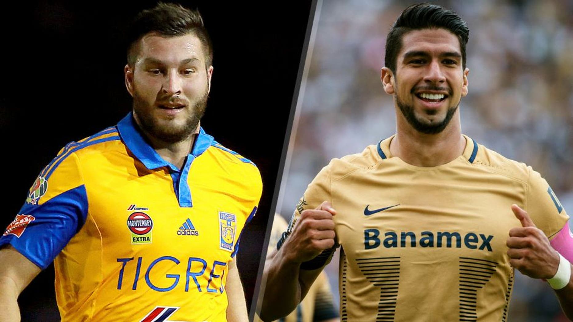 TUXTLA GUTIERREZ, MEXICO - NOVEMBER 28: Andre Pierre Gignac of Tigres drives the ball during the quarterfinals second leg match between Chiapas and Tigres UANL as part of the Apertura 2015 Liga MX at Victor Manuel Reyna Stadium on November 28, 2015 in Tuxtla Gutierrez, Mexico. (Photo by Hector Vivas/LatinContent/Getty Images) MEXICO CITY, MEXICO - OCTOBER 25: Eduardo Herrera of Pumas celebrates after scoring the first goal of his team during the 14th round match between Pumas UNAM and Chiapas as part of the Apertura 2015 Liga MX at Olimpico Universitario Stadium on October 25, 2015 in Mexico City, Mexico. (Photo by Manuel Velasquez/LatinContent/Getty Images)