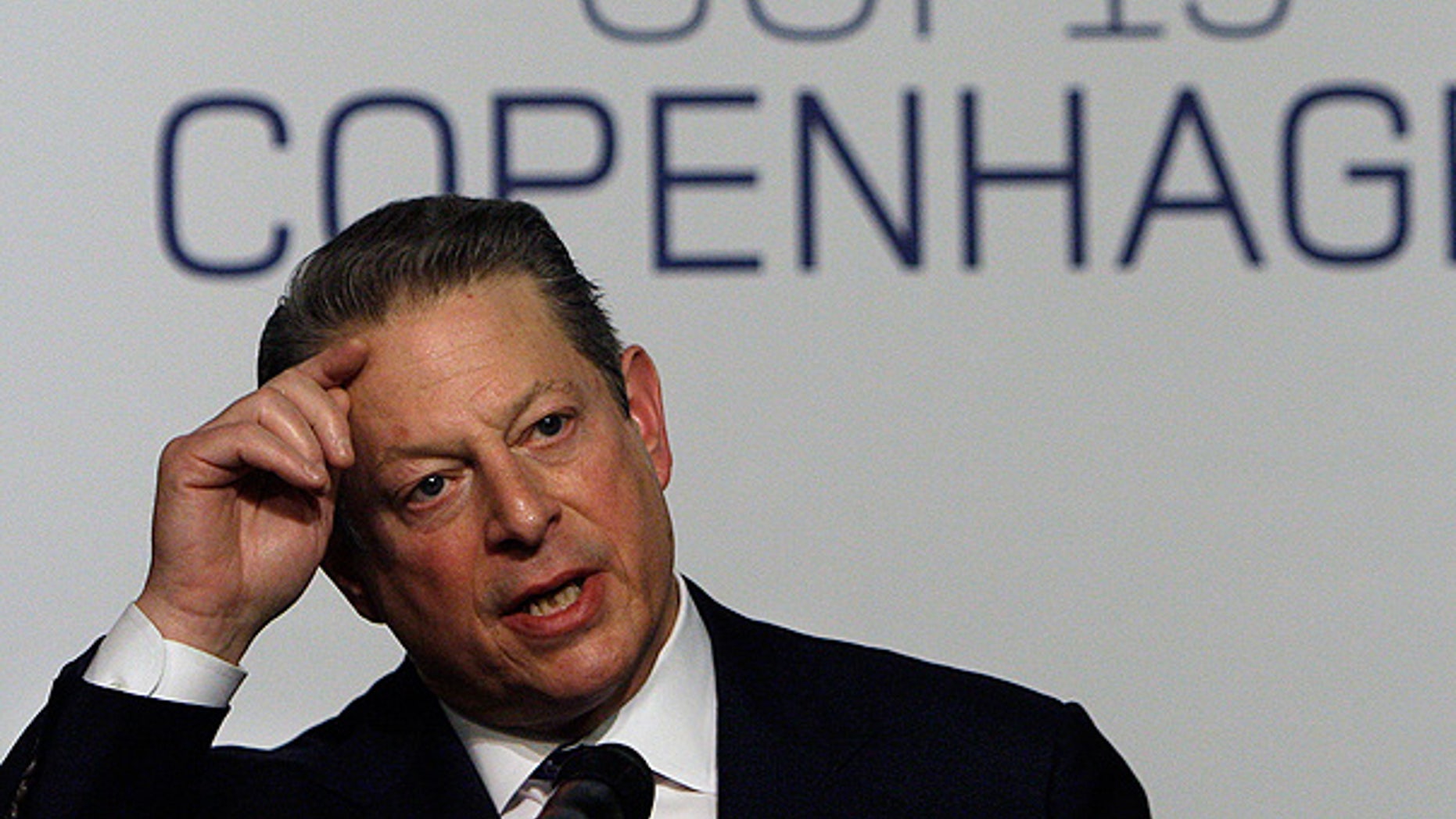 FILE: Former Vice President Al Gore speaks at the U.N. climate summit in Copenhagen on Dec. 14.
