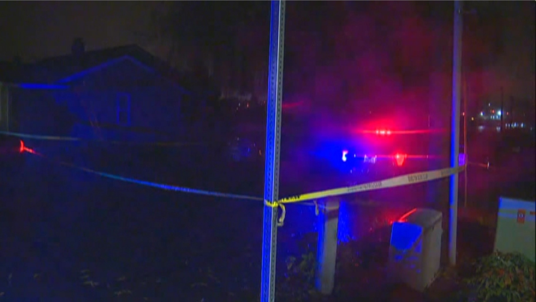Two police officers were wounded after a gunman opened fire at them.