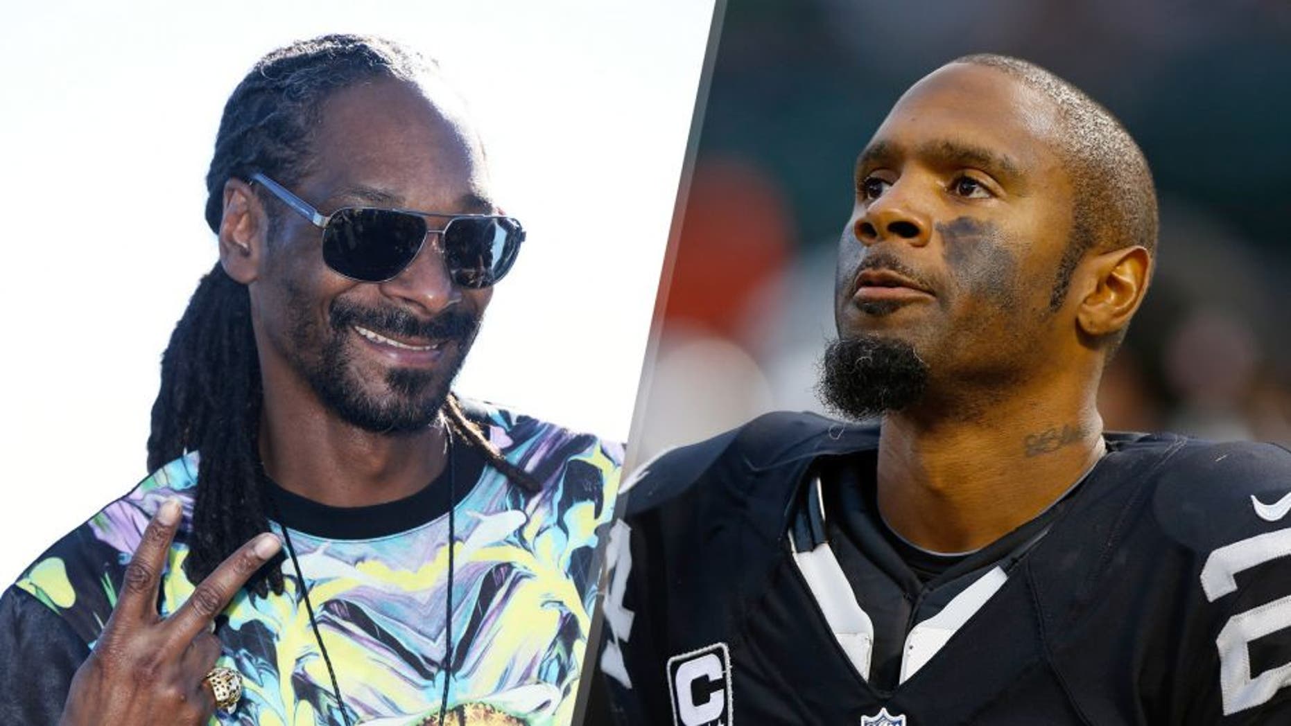 INGLEWOOD, CA - NOVEMBER 19: Rapper Snoop Dogg attends the 2nd annual Thanksgiving turkey giveaway at The Forum on November 19, 2015 in Inglewood, California. (Photo by Matt Winkelmeyer/Getty Images) OAKLAND, CA - DECEMBER 06: Free safety Charles Woodson #24 of the Oakland Raiders stands on the sidelines against the Kansas City Chiefs during the fourth quarter at O.co Coliseum on December 6, 2015 in Oakland, California. The Kansas City Chiefs defeated the Oakland Raiders 34-20. Photo by Jason O. Watson/Getty Images)