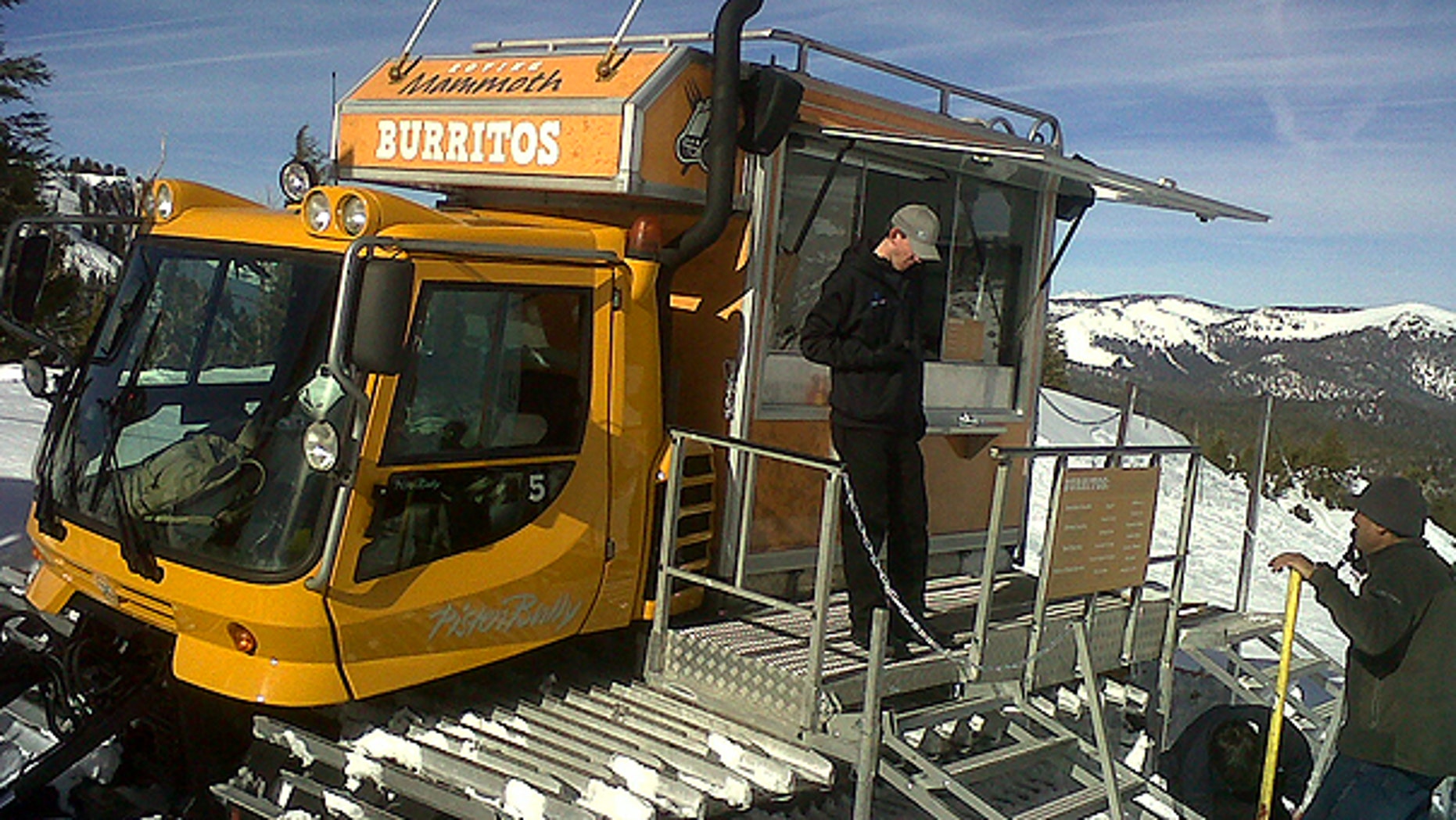 Southern California's Mammouth Mountain ski area converted an old snow-cat named Igor to serve up tacos to hungry visitors.