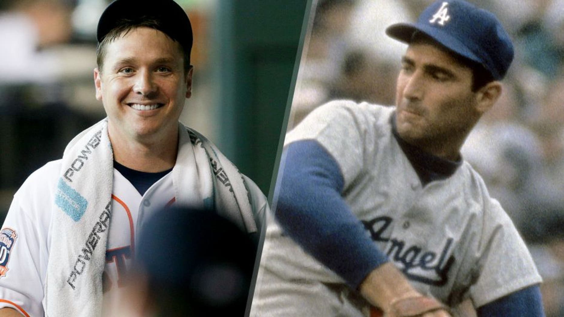 HOUSTON, TX - AUGUST 17: Scott Kazmir #26 of the Houston Astros at Minute Maid Park on August 17, 2015 in Houston, Texas. (Photo by Bob Levey/Getty Images) CIRCA 1960's: Pitcher Sandy Koufax #32 of the Los Angeles Dodgers stares in to get the sign from the catcher during a circa mid 1960's Major League Baseball game. Koufax played for the Dodgers from 1955-66. (Photo by Focus on Sport/Getty Images)